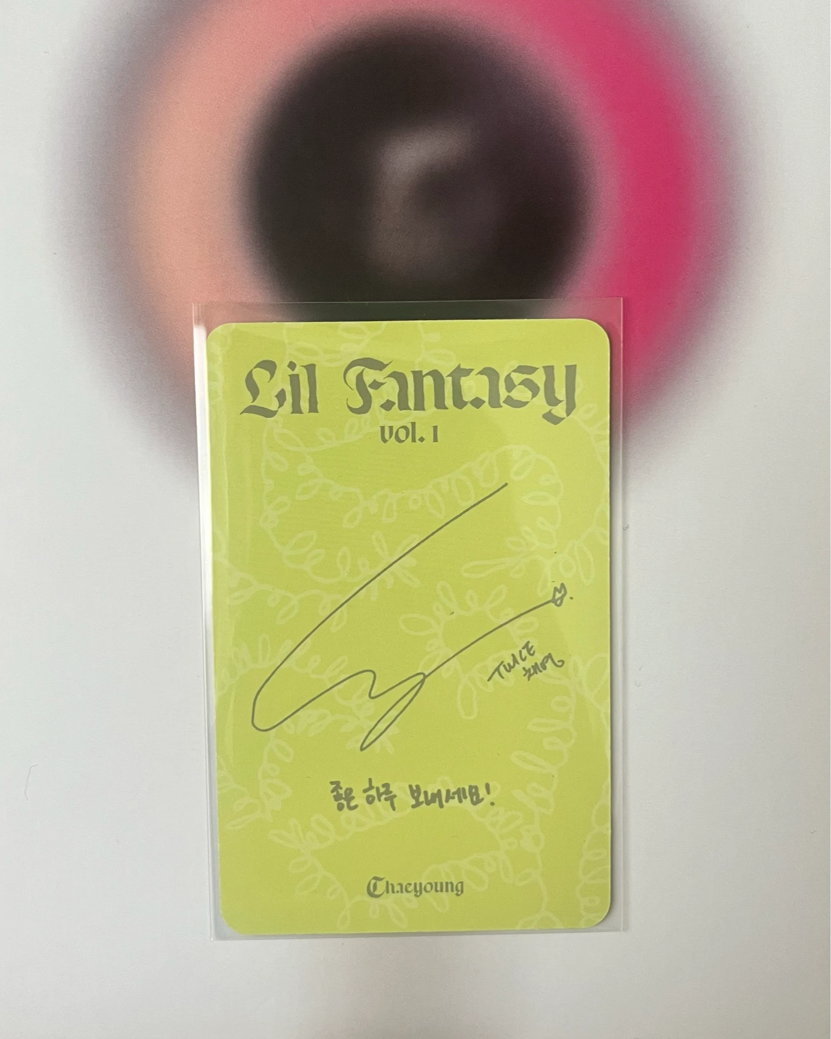 TWICE Chaeyoung TWICE - Chaeyoung - Lil Fantasy Vol. 1 (Solo) Album listing photo 2