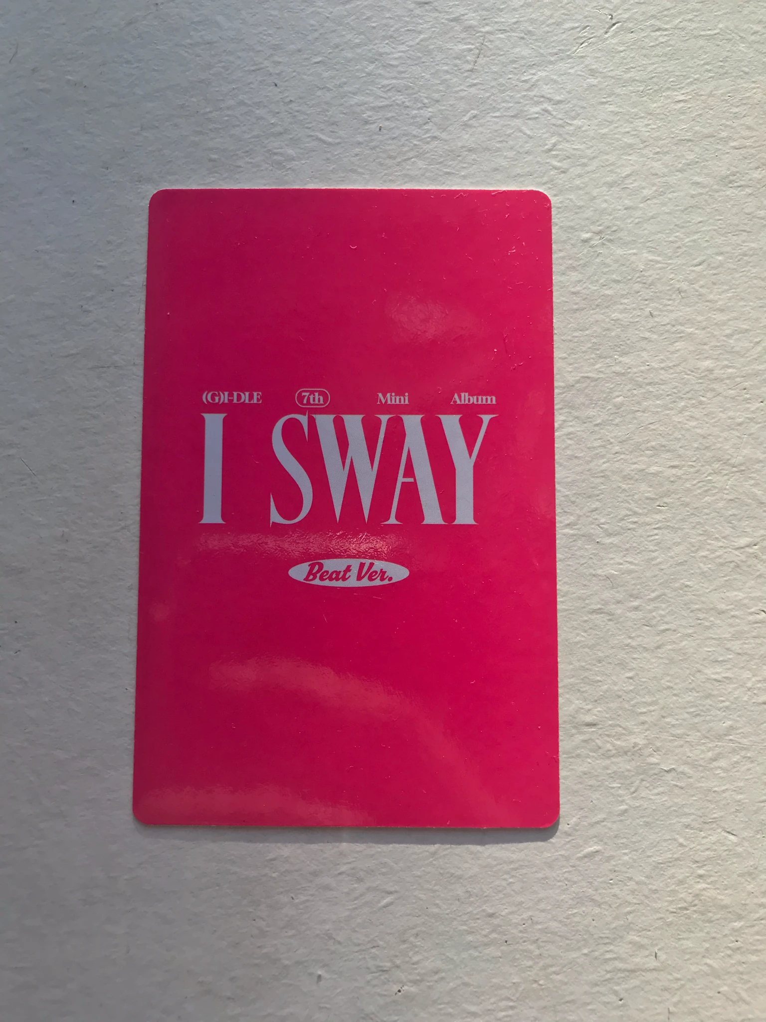 i-dle Yuqi (G)I-DLE - Yuqi - I Sway Album beat ver. standard ver. album photocard listing photo 2