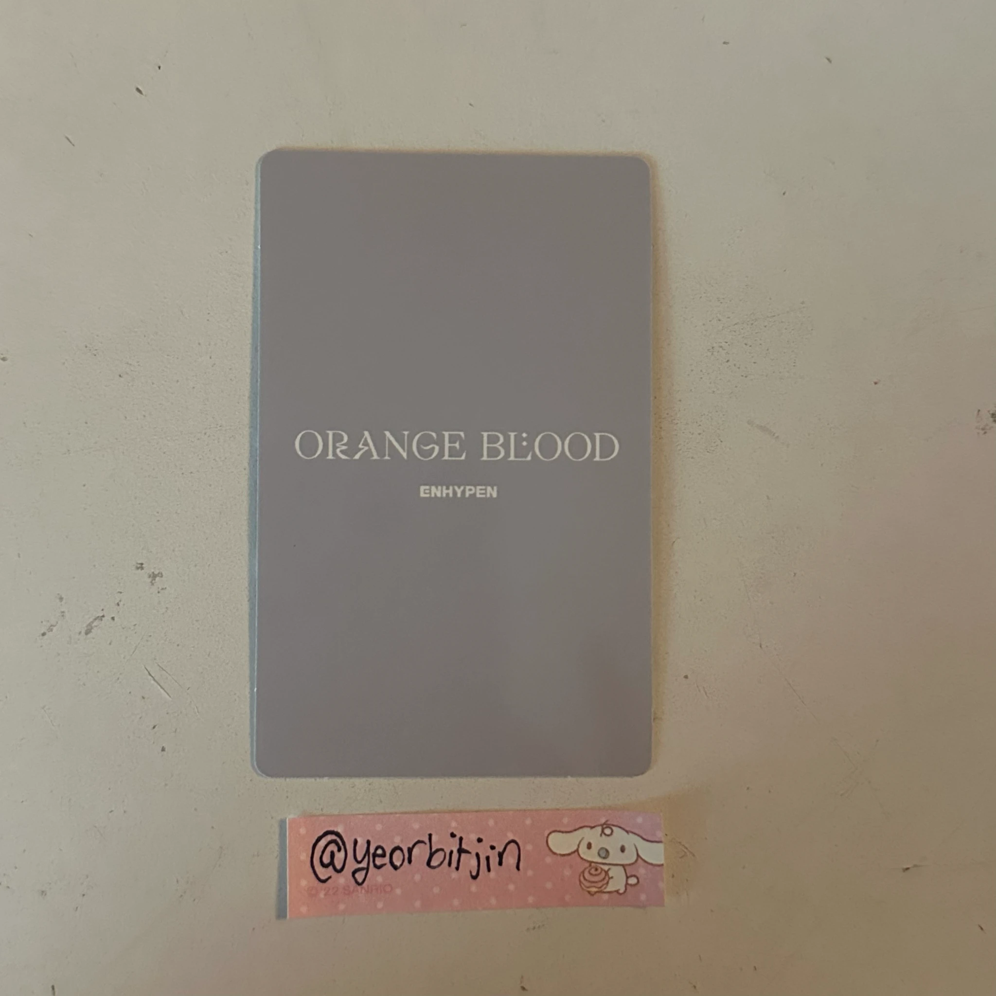 ENHYPEN Evan (Heeseung) ENHYPEN - Heeseung - ORANGE BLOOD Album kalpa version korean album album photocard listing photo 2