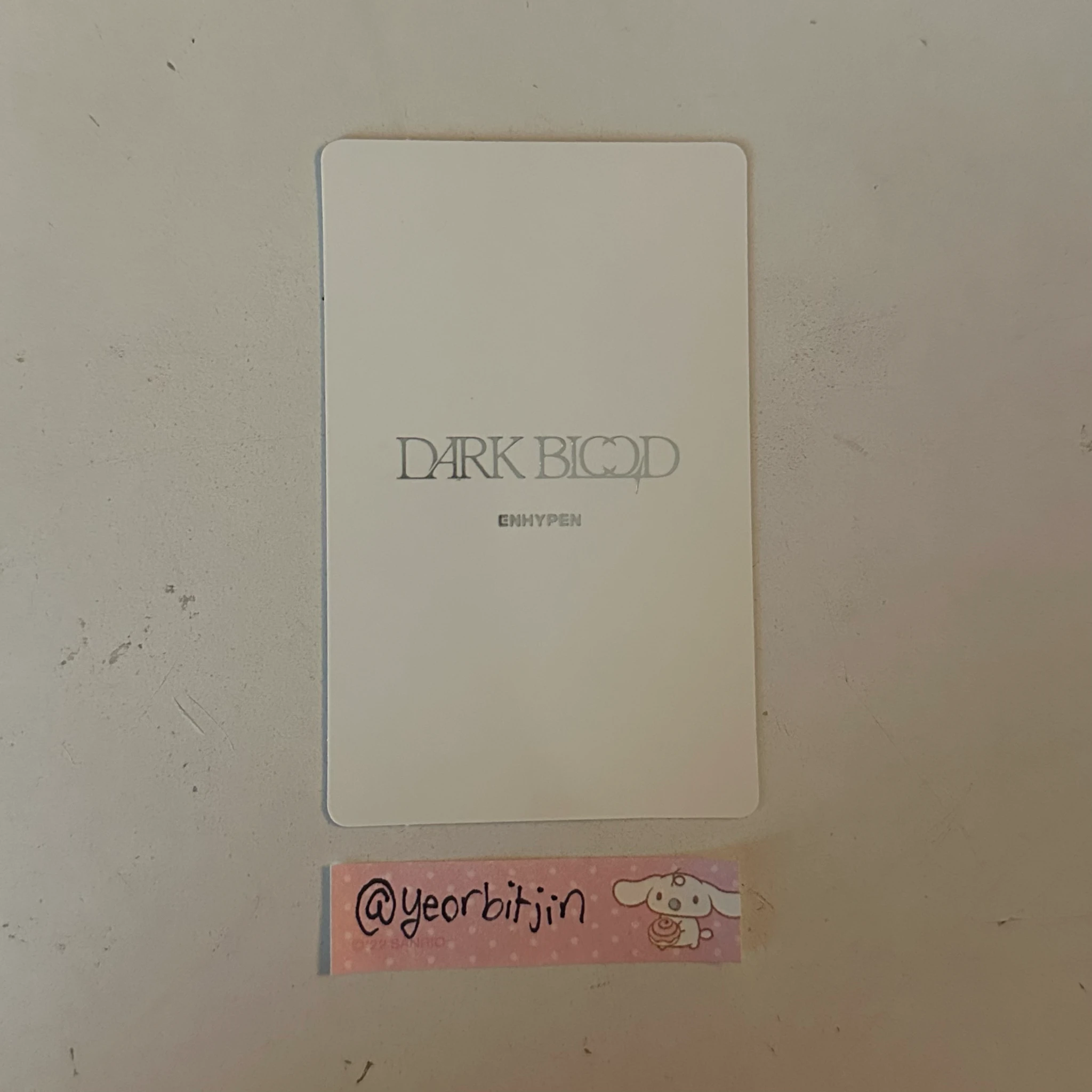 ENHYPEN Jay ENHYPEN - Jay - DARK BLOOD Album album photocard new version listing photo 2