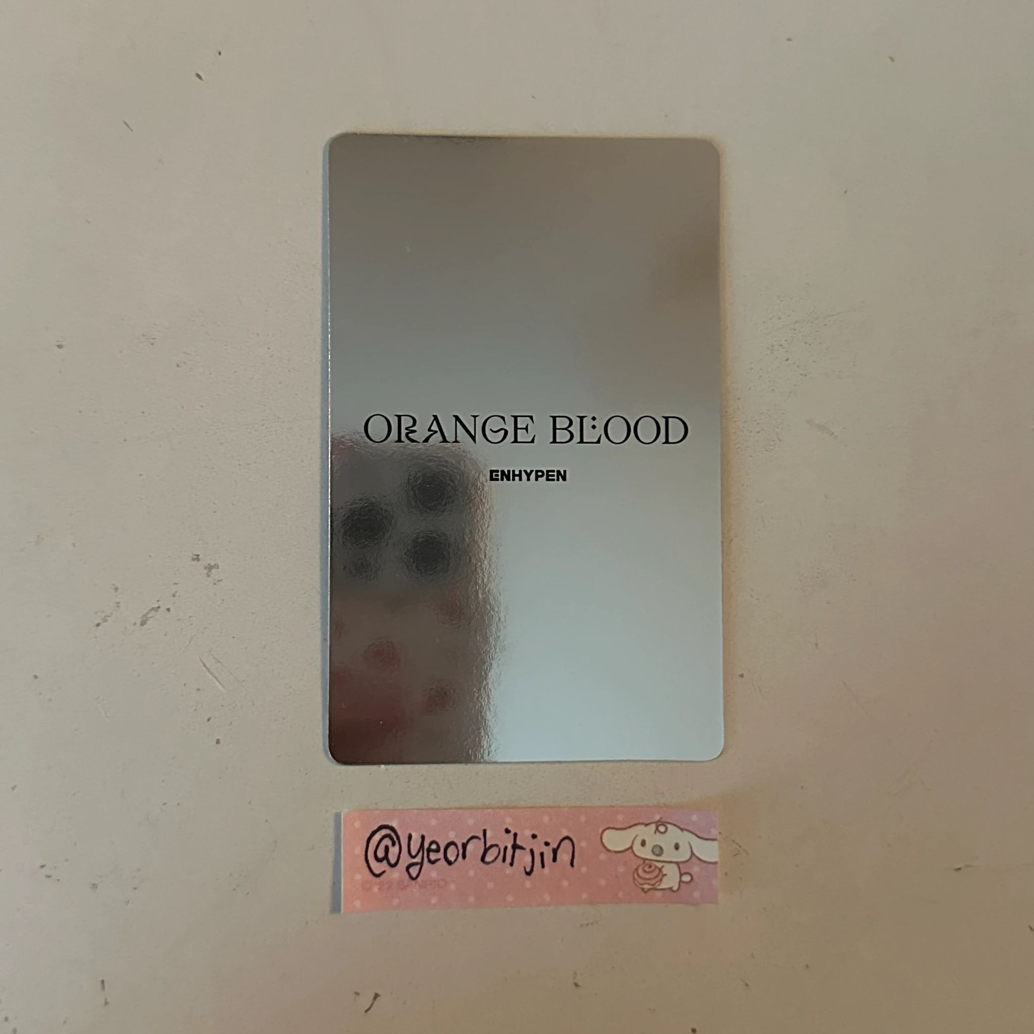 ENHYPEN Jay ENHYPEN - Jay - ORANGE BLOOD Album album photocard kalpa version listing photo 2