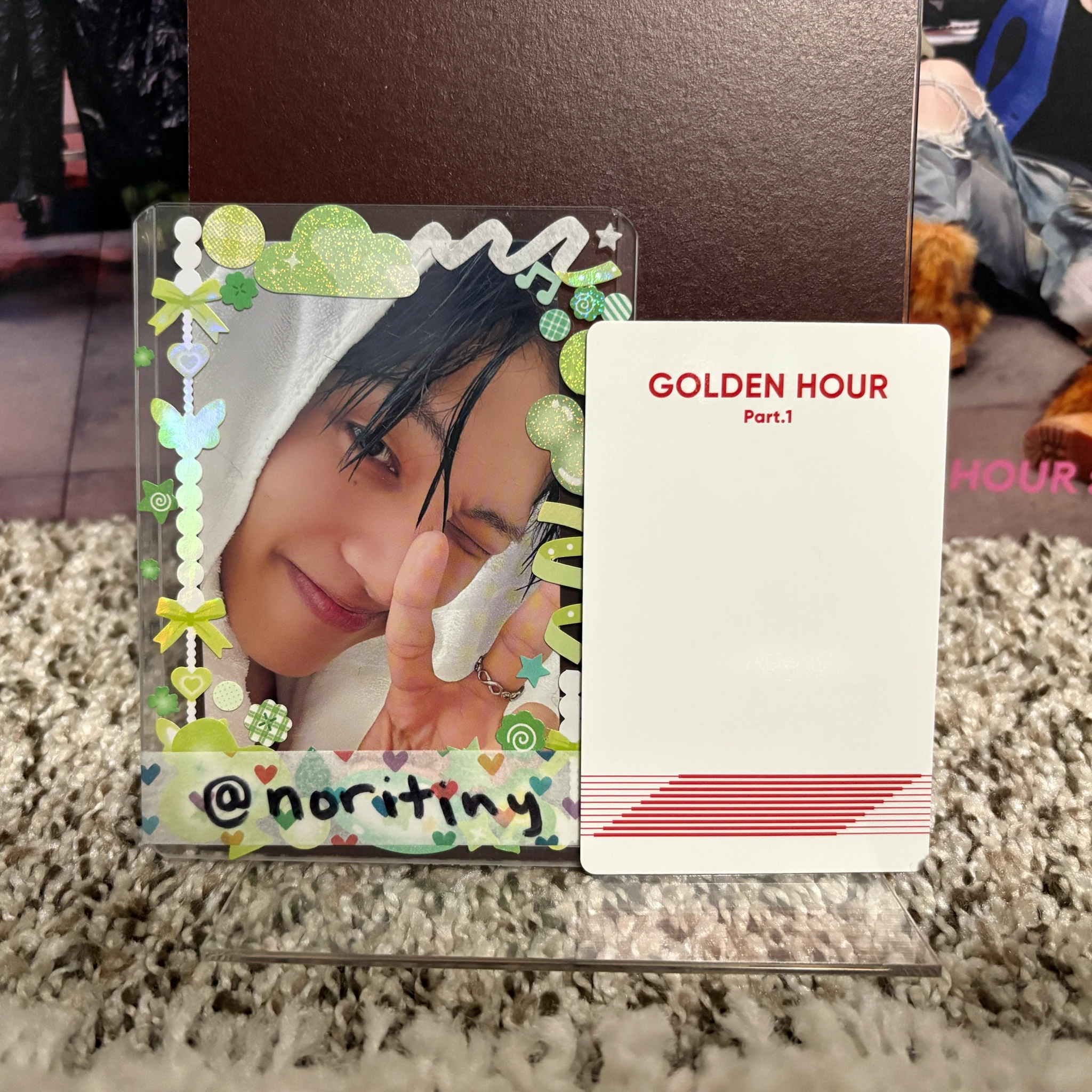 ATEEZ Hongjoong ATEEZ - Hongjoong - Golden Hour : Part.1 Album poca album album photocard image card listing photo 2