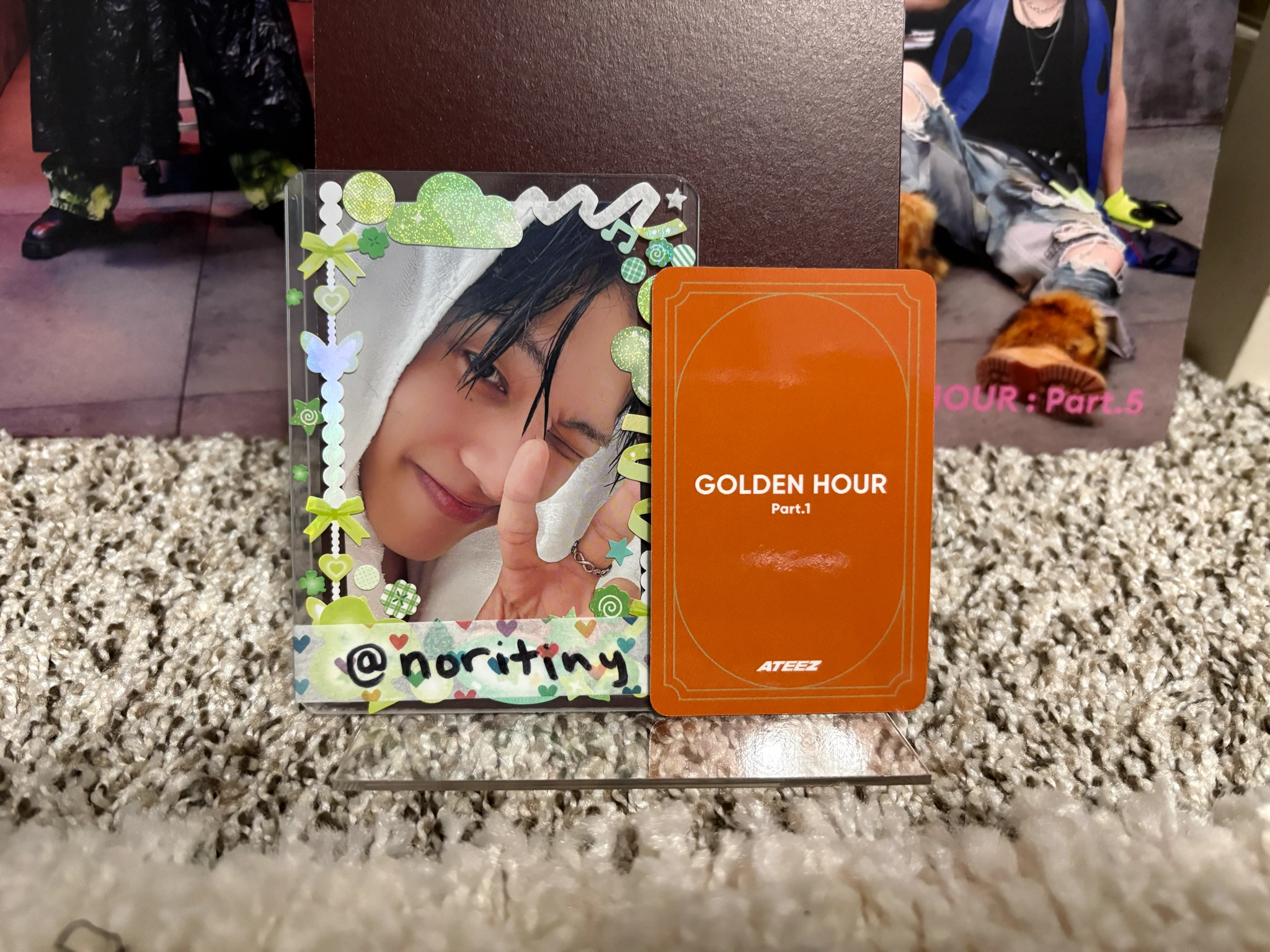 ATEEZ Seonghwa ATEEZ - Seonghwa - Golden Hour : Part.1 Album platform ver. image card listing photo 2
