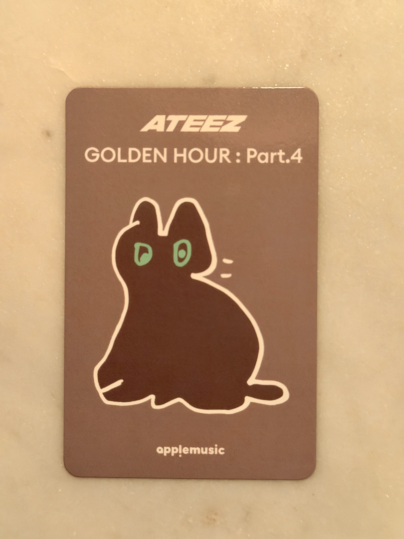 ATEEZ Wooyoung ATEEZ - Wooyoung - Golden Hour : Part.4 Album apple music lucky draw listing photo 2