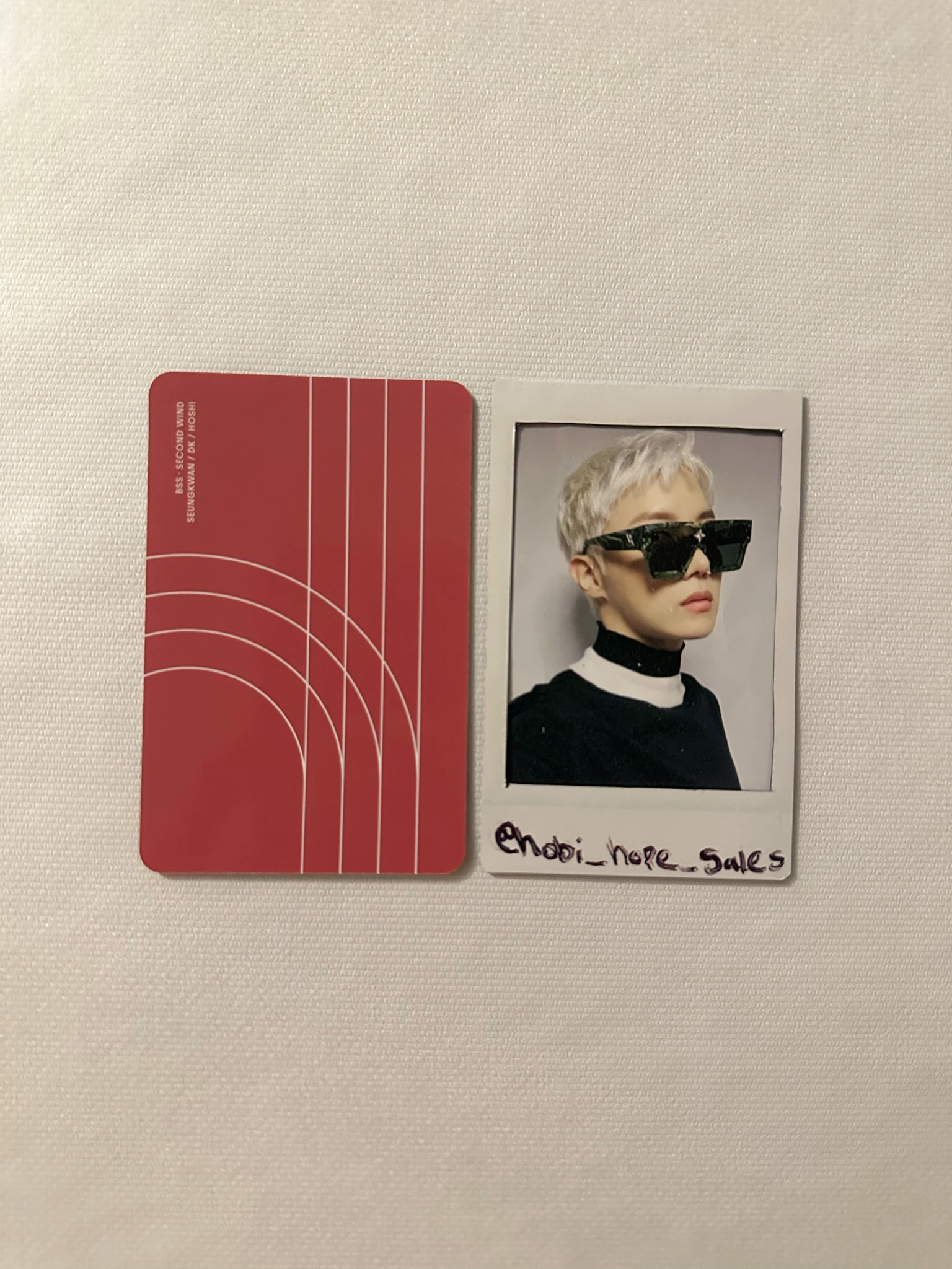 SEVENTEEN Hoshi SEVENTEEN - Hoshi - Second Wind Album bss album photocard listing photo 2