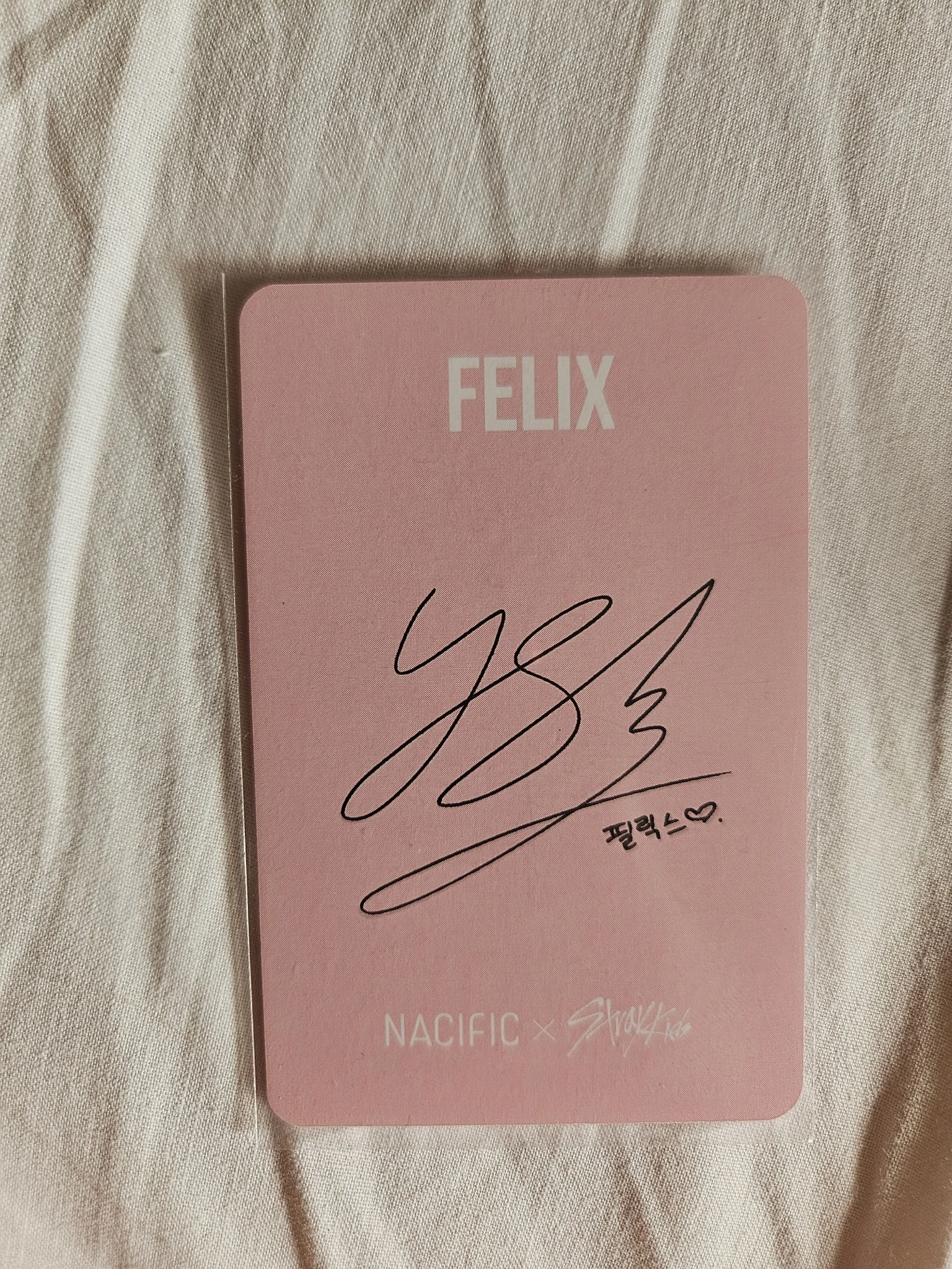 Stray Kids Felix Stray Kids - Felix - NACIFIC  x Stray Kids Other brand collaboration nacific round 4 lenticular listing photo 2