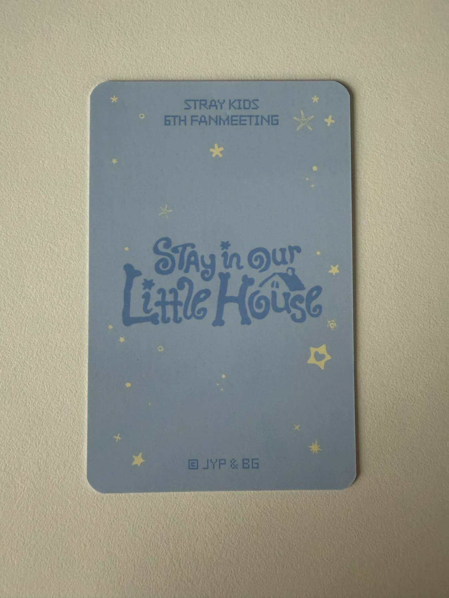 Stray Kids Changbin Stray Kids - Changbin - 6th Fanmeeting - STAY in Our Little House  Event merch photocard acrylic stand listing photo 2