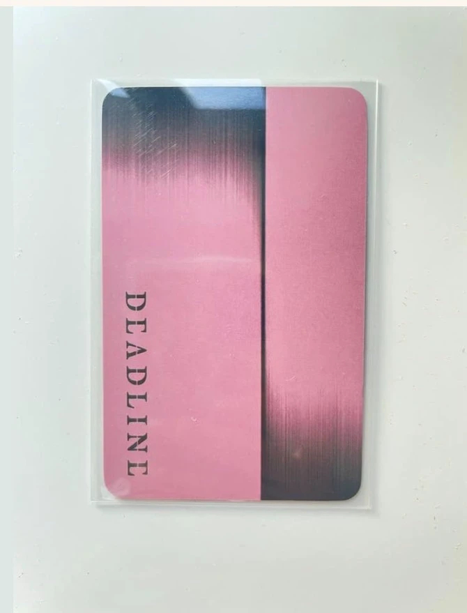 BLACKPINK Lisa BLACKPINK - Lisa - Deadline Album album photocard pink version listing photo 2