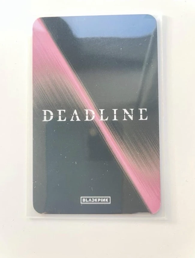 BLACKPINK Lisa BLACKPINK - Lisa - Deadline Album silver version album photocard listing photo 2