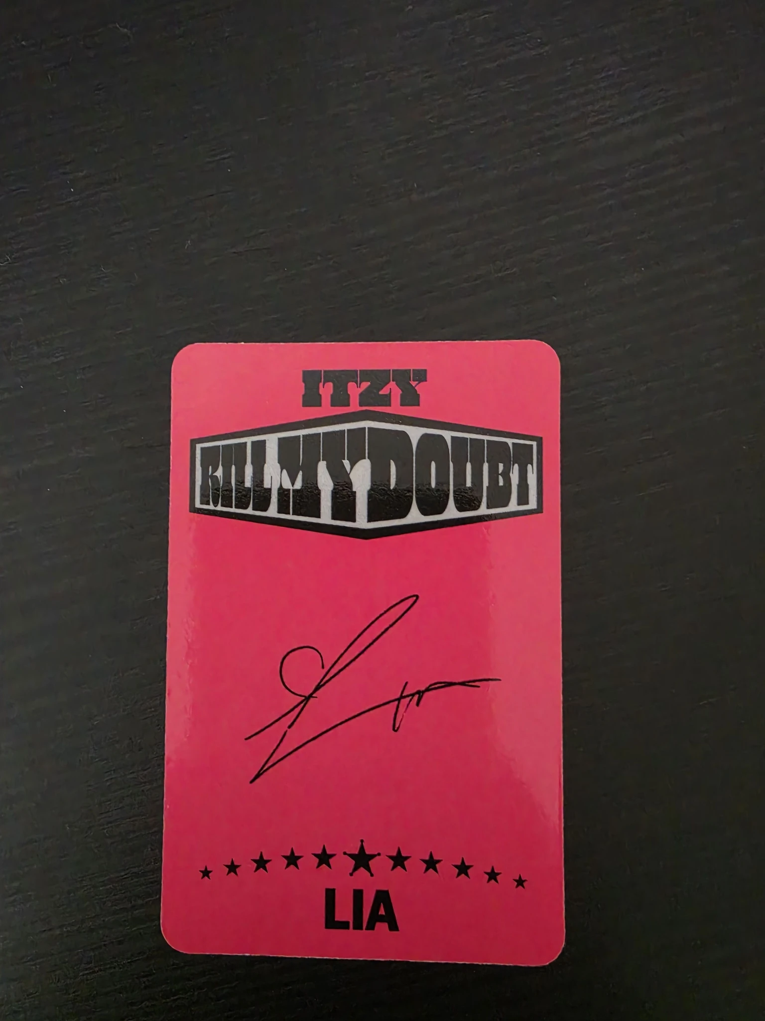 ITZY Lia ITZY - Lia - KILL MY DOUBT Album album photocard listing photo 2