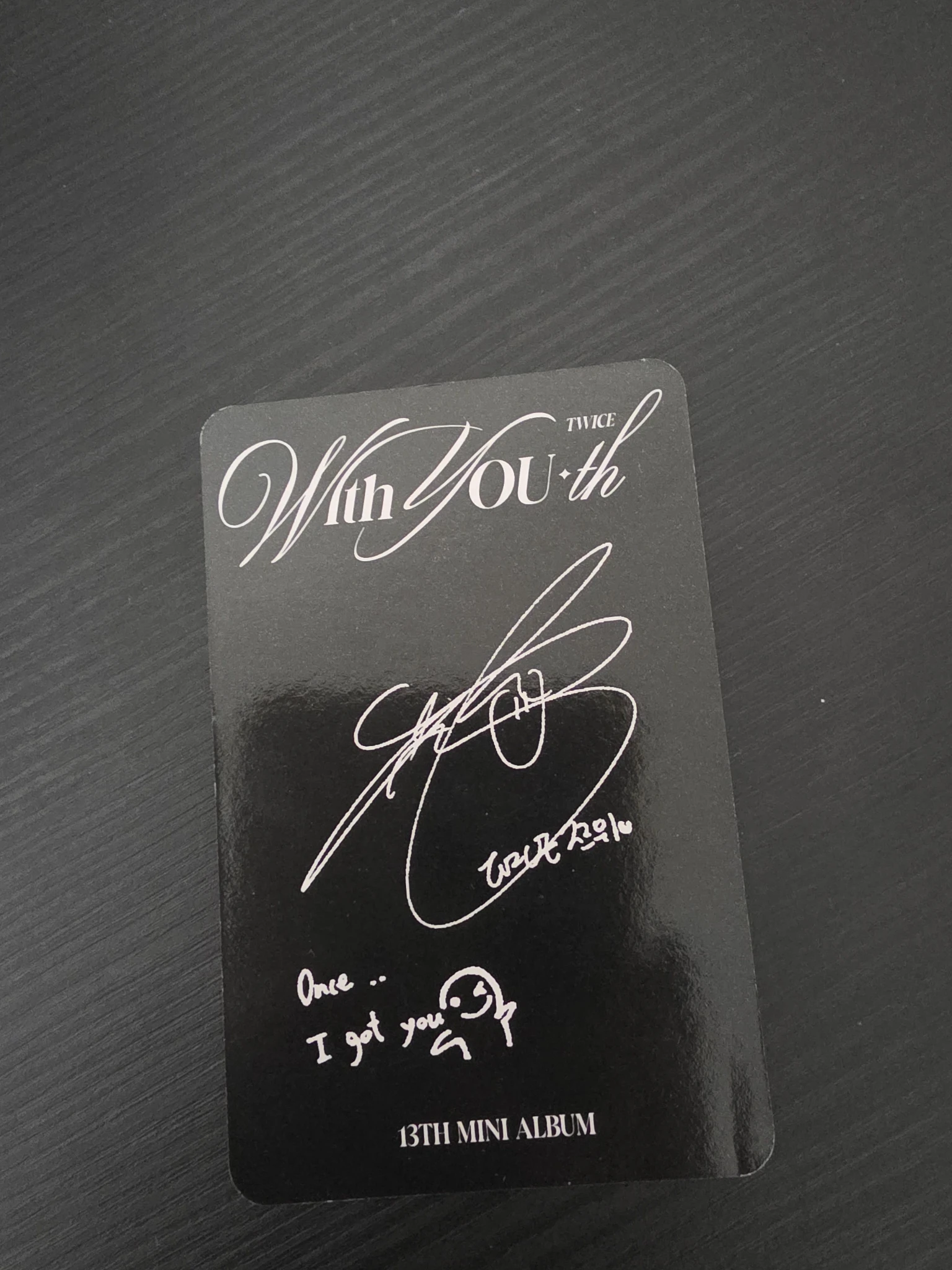 TWICE Tzuyu TWICE-Tzuyu-Album-with you-th listing photo 2