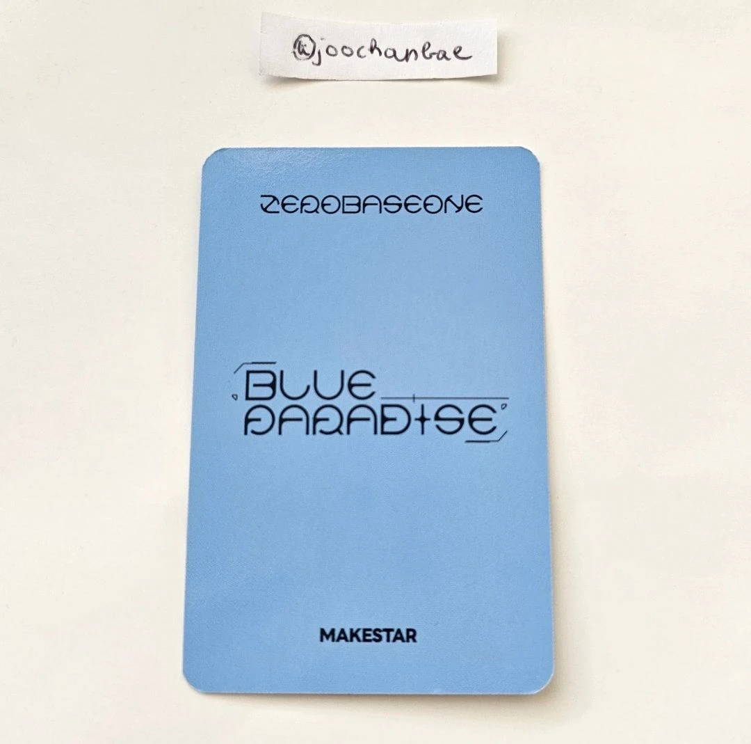 ZEROBASEONE Gunwook ZEROBASEONE - Gunwook - Blue Paradise Album video call round 2 makestar zerose version listing photo 2