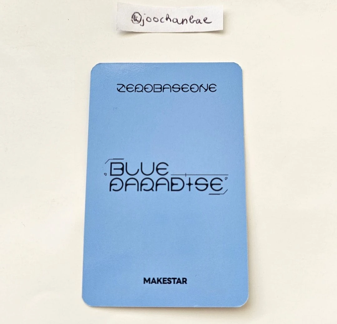 ZEROBASEONE Gunwook ZEROBASEONE - Gunwook - Blue Paradise Album pob (pre-order benefit) withmuu digipack version listing photo 2