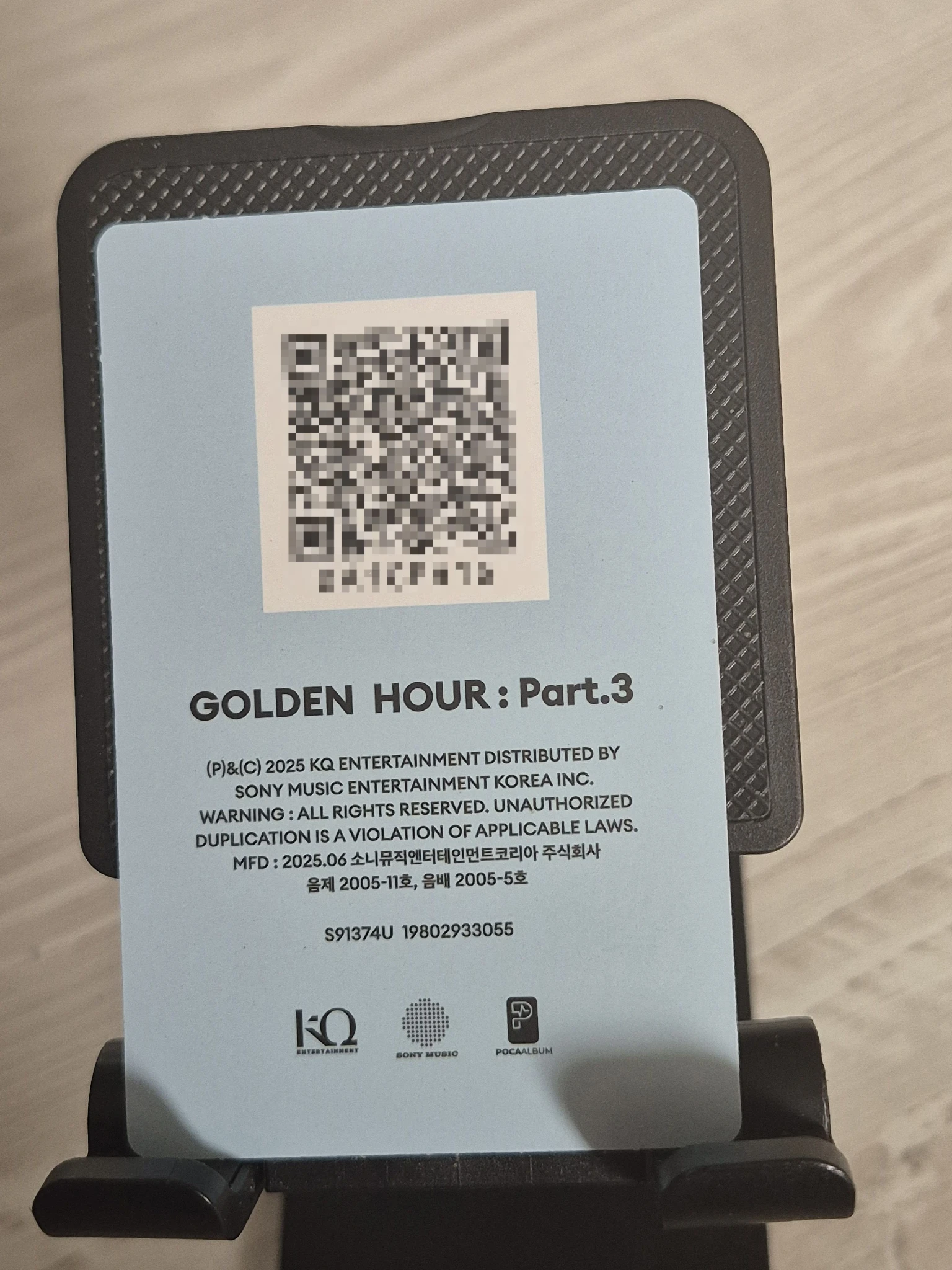 ATEEZ ATEEZ - Golden Hour : Part.3 Album poca album qr card listing photo 2