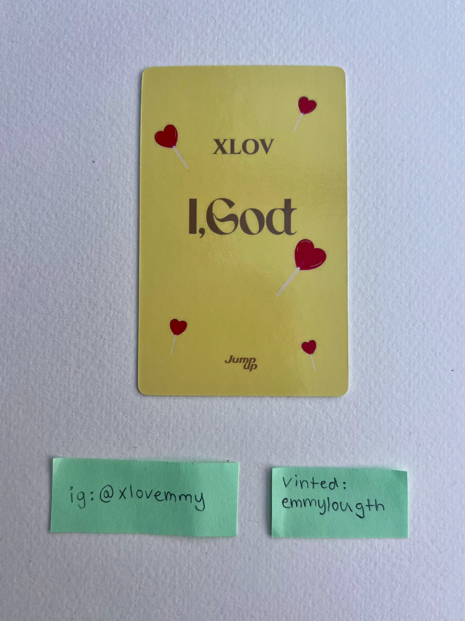 XLOV Rui XLOV - Rui - I, God Album jump up fansign round 3 listing photo 2