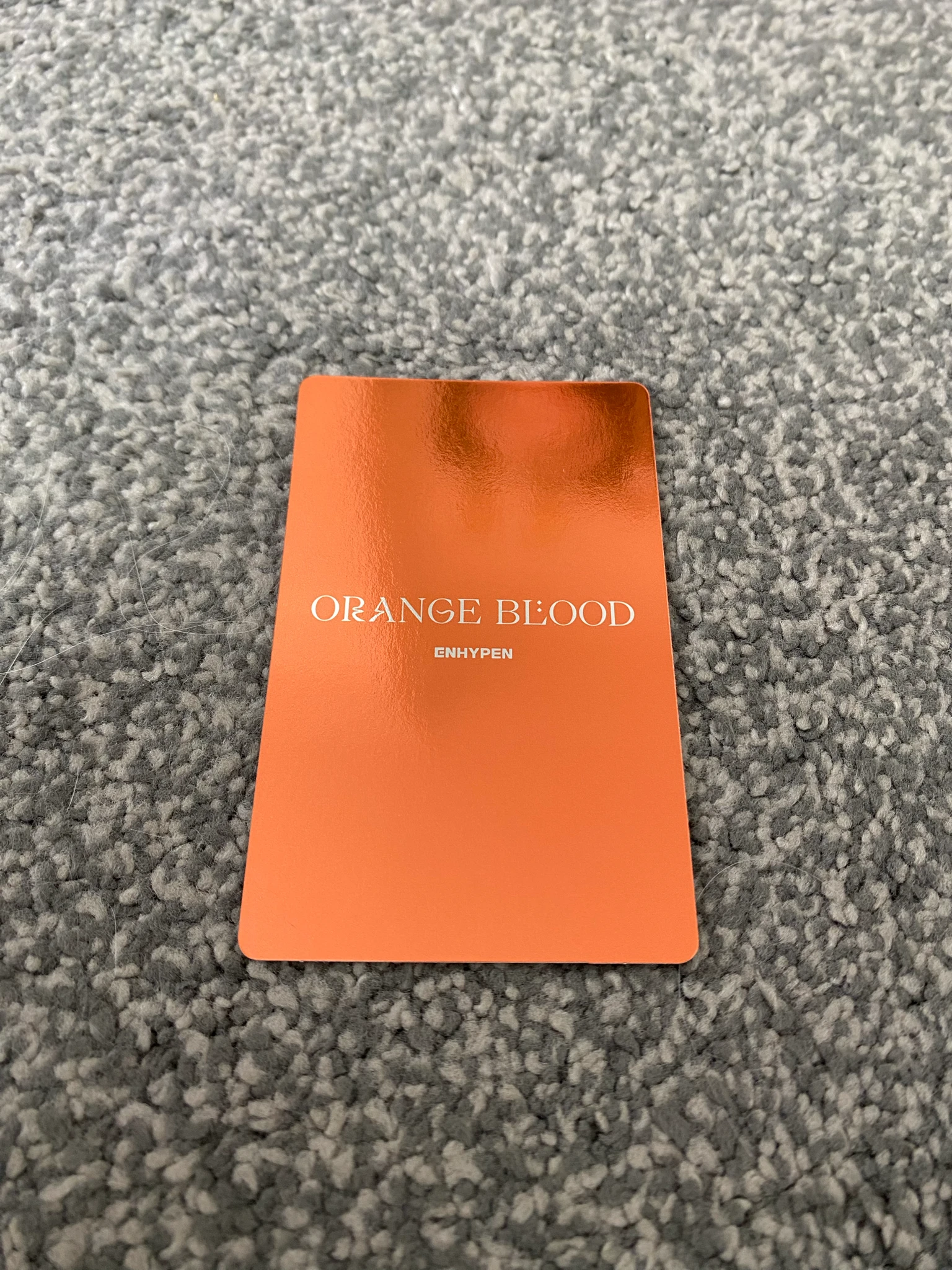 ENHYPEN Ni-ki ENHYPEN - Ni-ki - ORANGE BLOOD Album korean album album photocard ksana version listing photo 2
