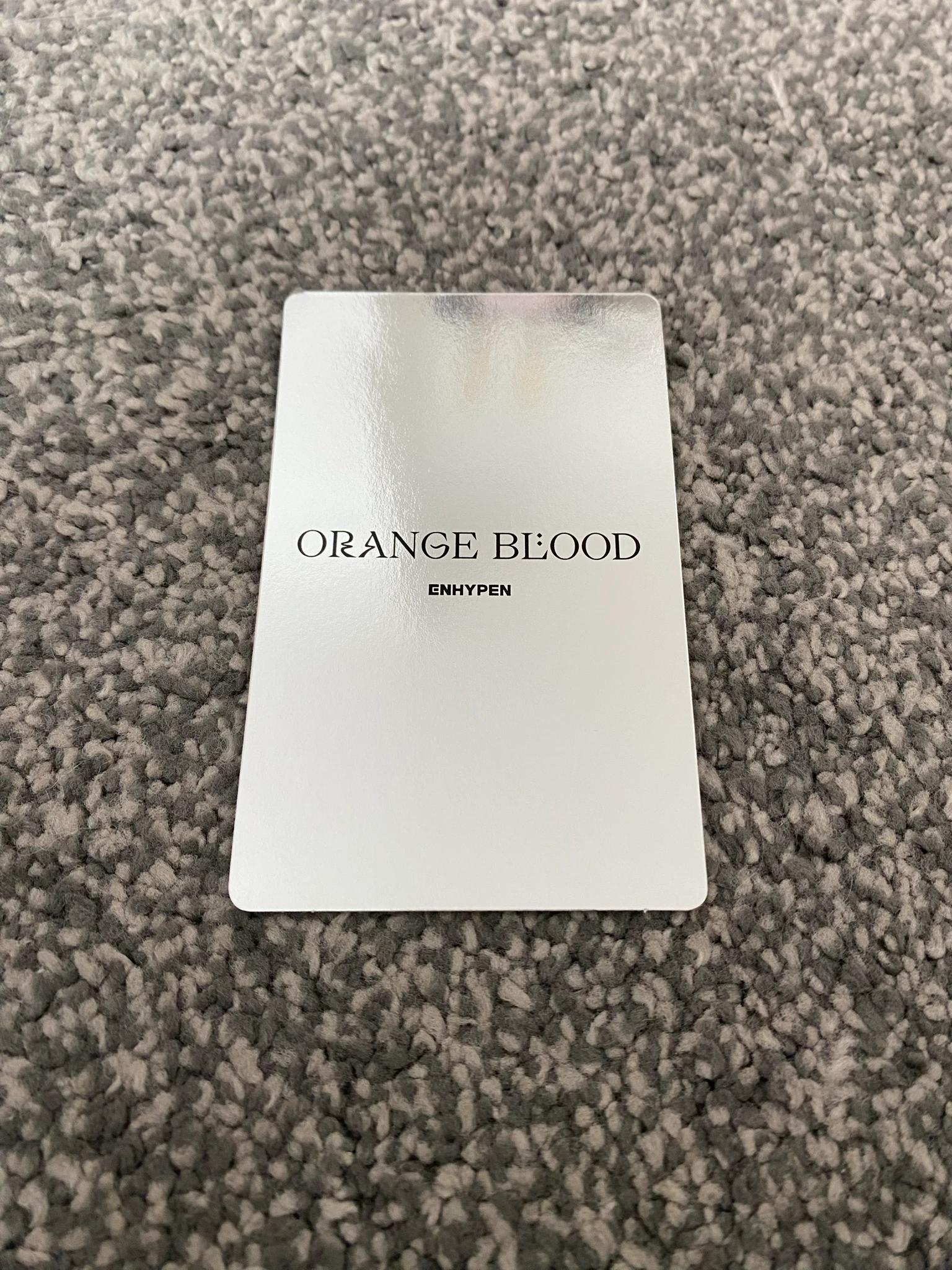 ENHYPEN Ni-ki ENHYPEN - Ni-ki - ORANGE BLOOD Album kalpa version korean album album photocard listing photo 2
