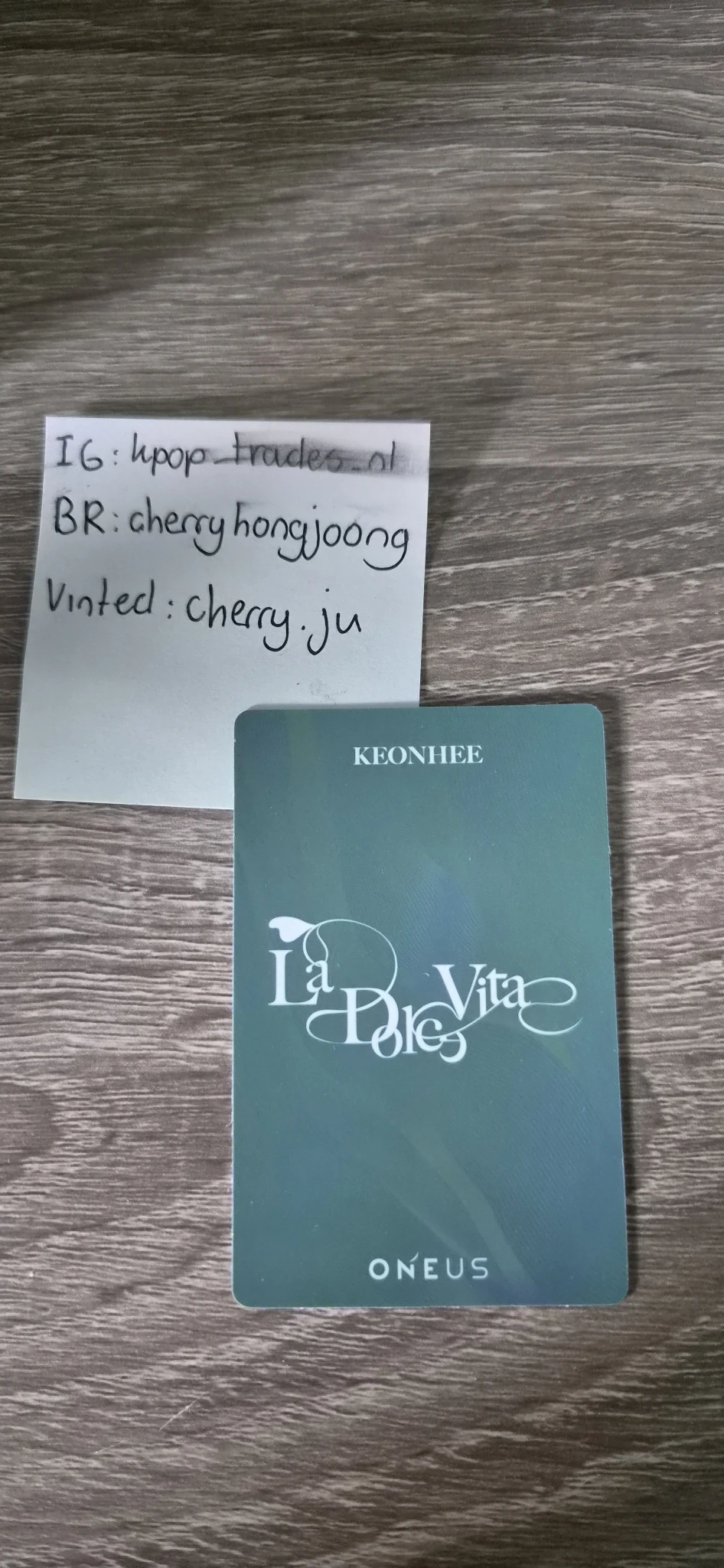 ONEUS Keonhee ONEUS - Keonhee - La Dolce Vita Album hello82 hello82 exclusive US exclusive listing photo 2