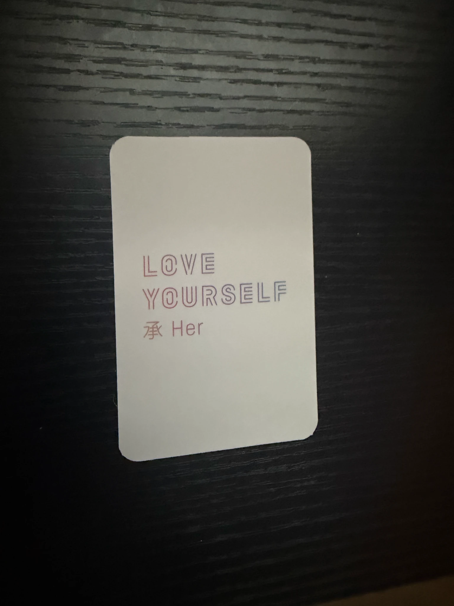 BTS Jungkook BTS - Jungkook - Love Yourself: Her Album album photocard vinyl listing photo 2