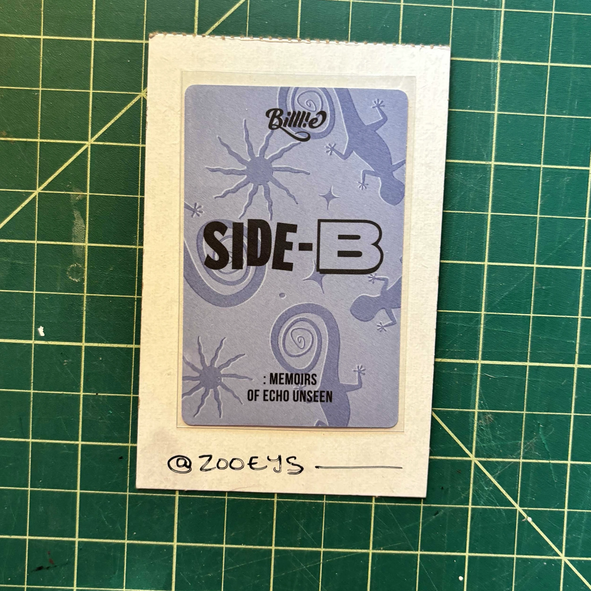 Billlie Haram Billlie - Haram - side-B : memoirs of echo unseen Album blue version album photocard listing photo 2