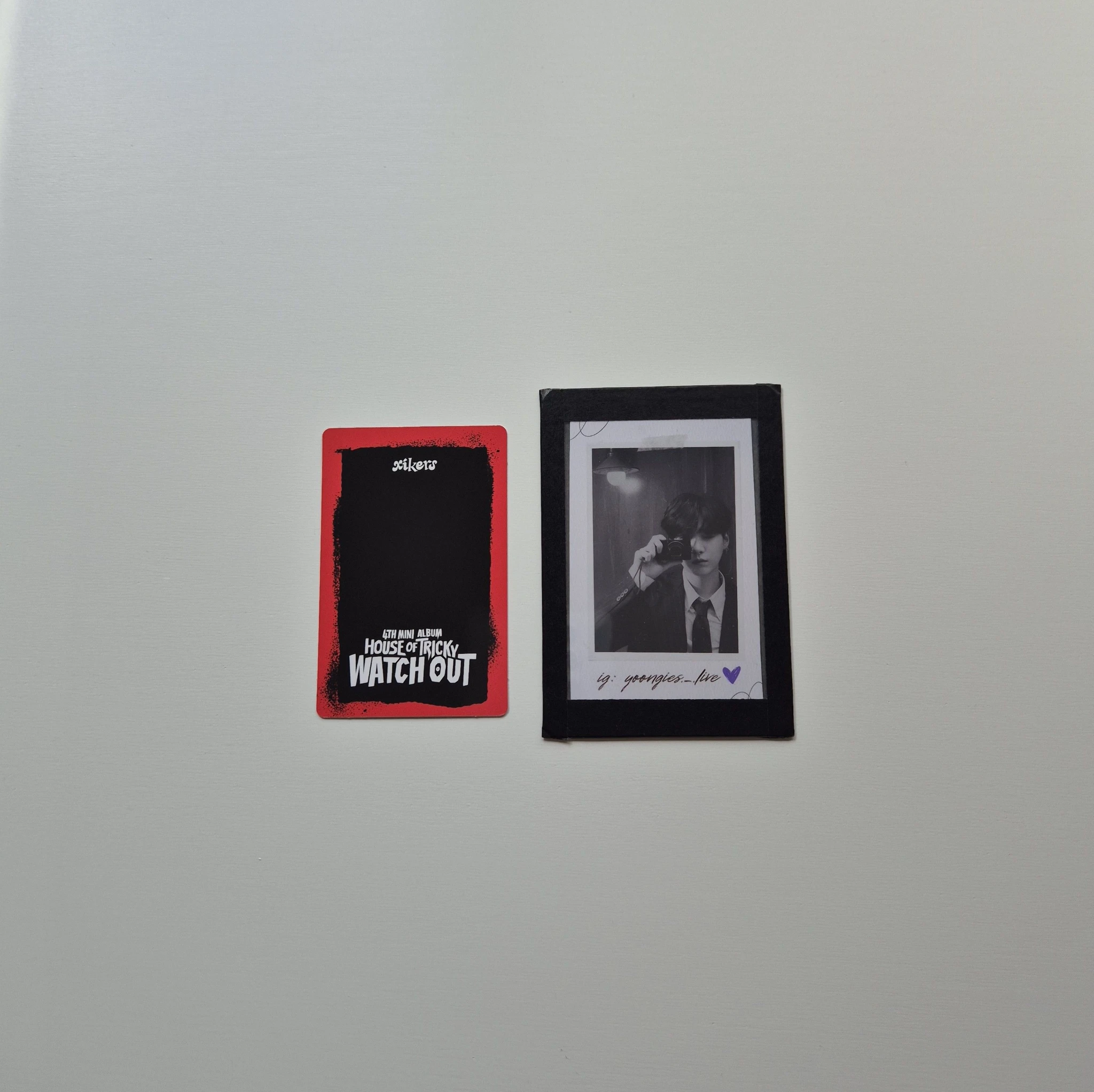 xikers Hunter Xikers - Hunter - HOUSE OF TRICKY : WATCH OUT Album X version album photocard listing photo 2