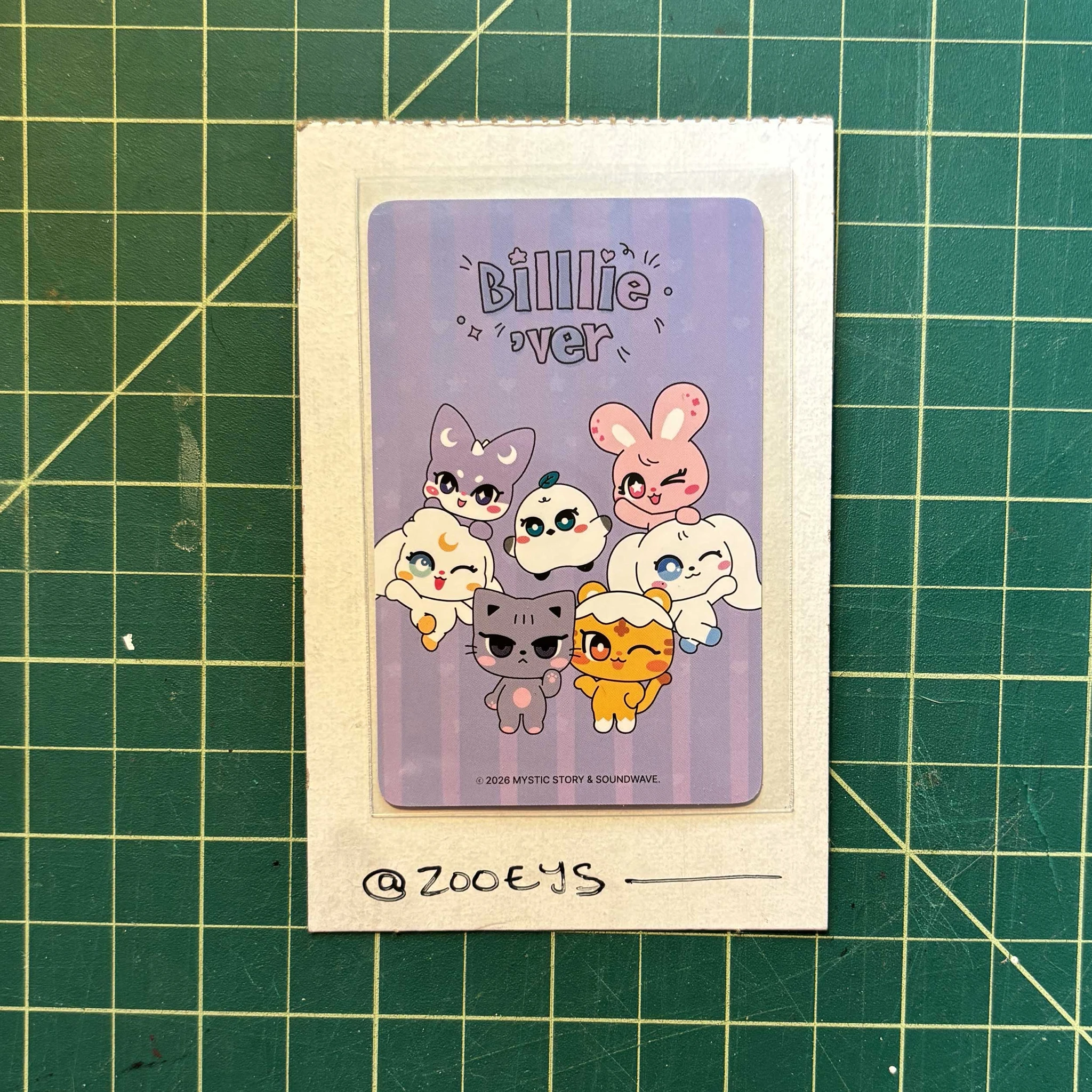 Billlie Tsuki Billlie - Tsuki - Billlie'ver Billage Pop-Up Event soundwave pop-up pvc pouch merch photocard listing photo 2