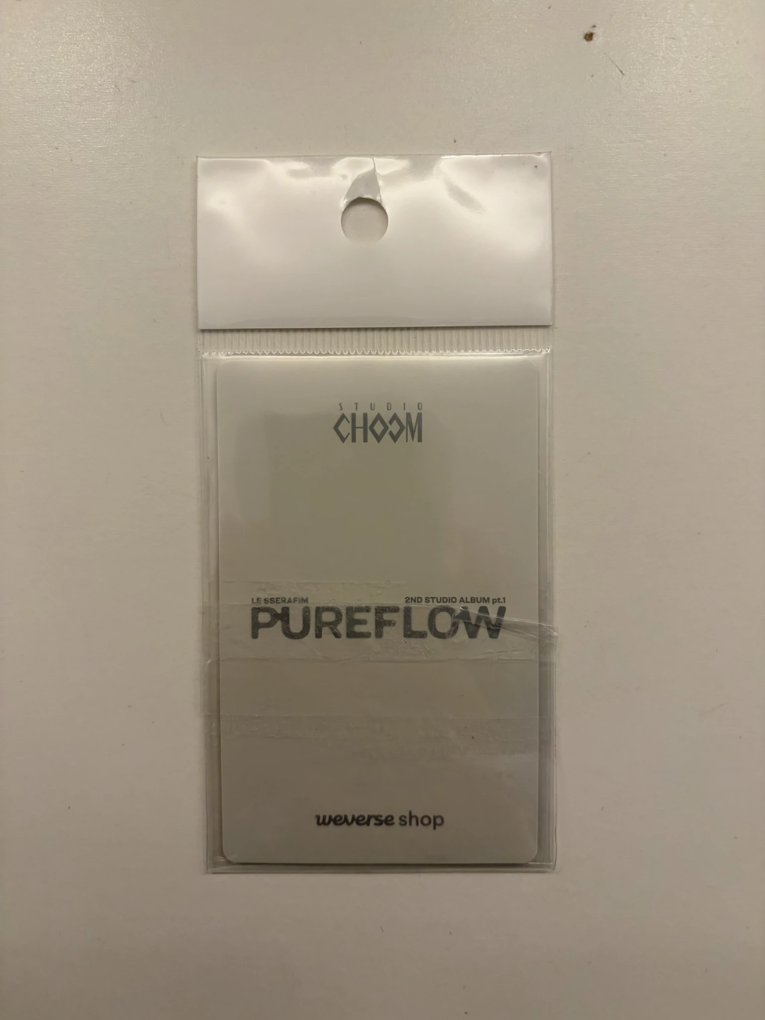 LE SSERAFIM Kim Chaewon LE SSERAFIM - Kim Chaewon - PUREFLOW pt.1 Album compact version purchase benefit studio choom listing photo 2