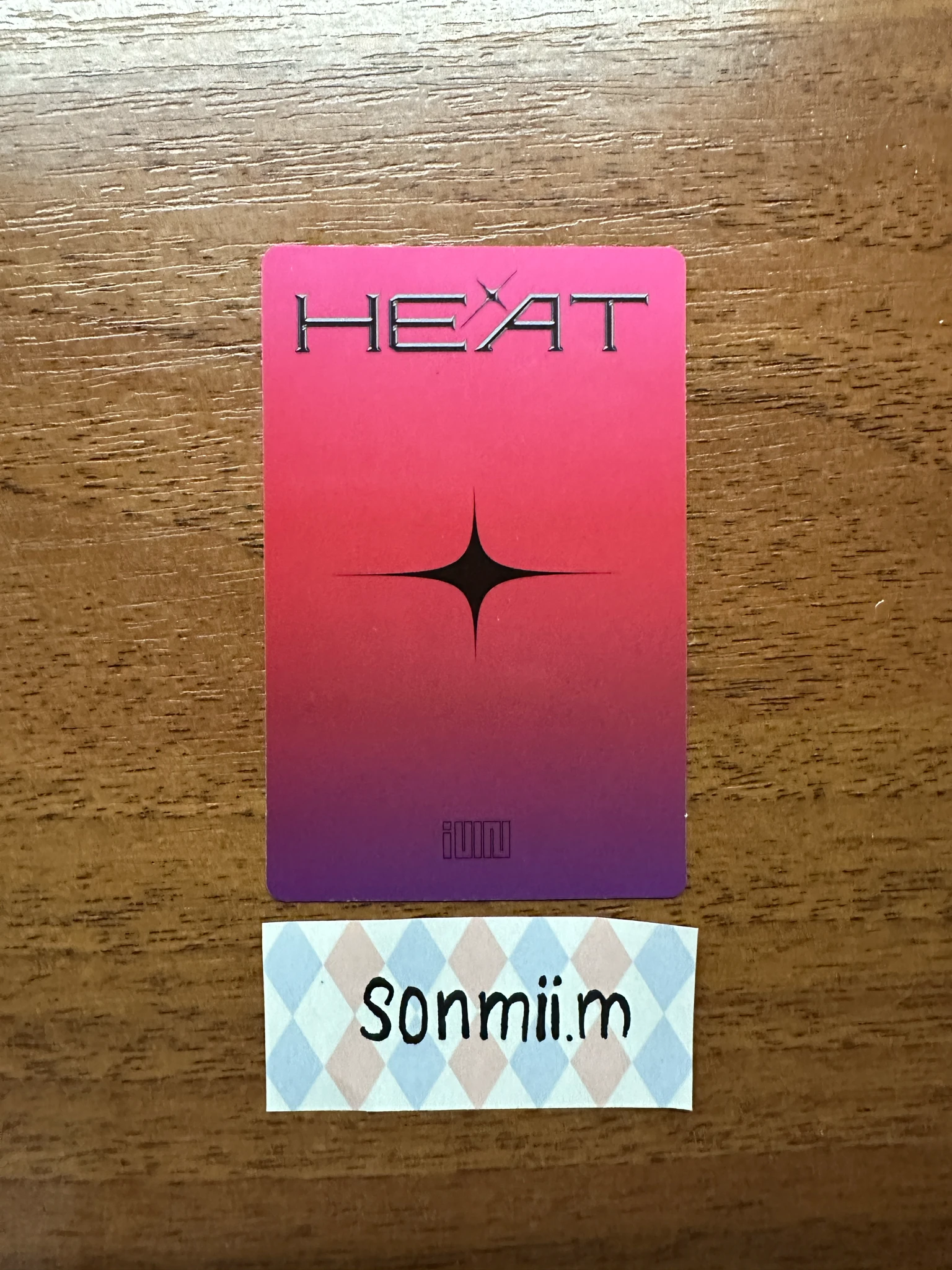 i-dle Shuhua i-dle - Shuhua - HEAT Album english album standard version album photocard flare version FPO listing photo 2
