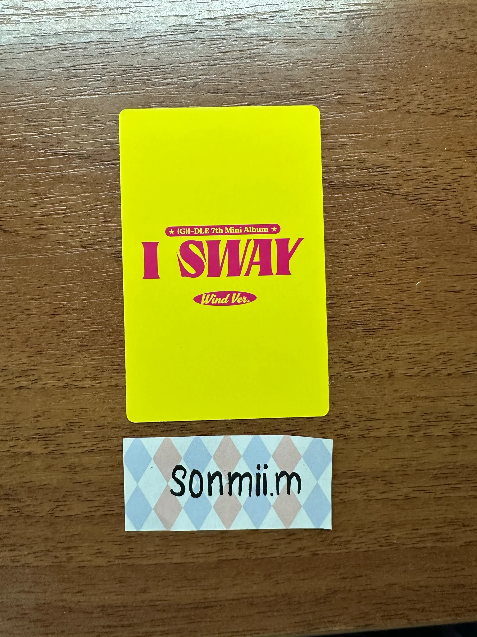 i-dle Miyeon (G)I-DLE - Miyeon - I Sway Album wind ver. standard ver. album photocard listing photo 2