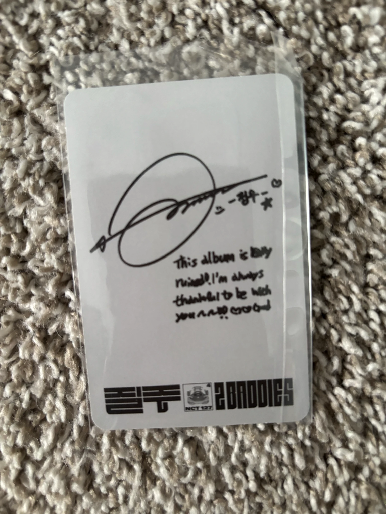 NCT 127 Jungwoo NCT 127 - Jungwoo - 2 Baddies Album listing photo 2