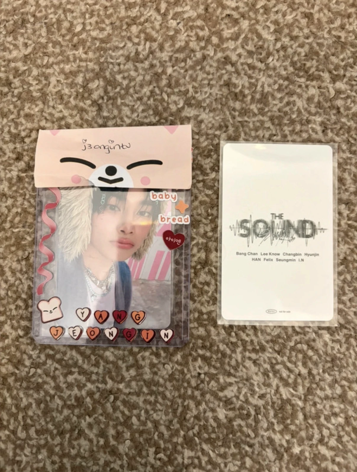 Stray Kids Stray Kids - Lee Know & HAN - The Sound Album album photocard jpfc (japan fanclub) listing photo 2
