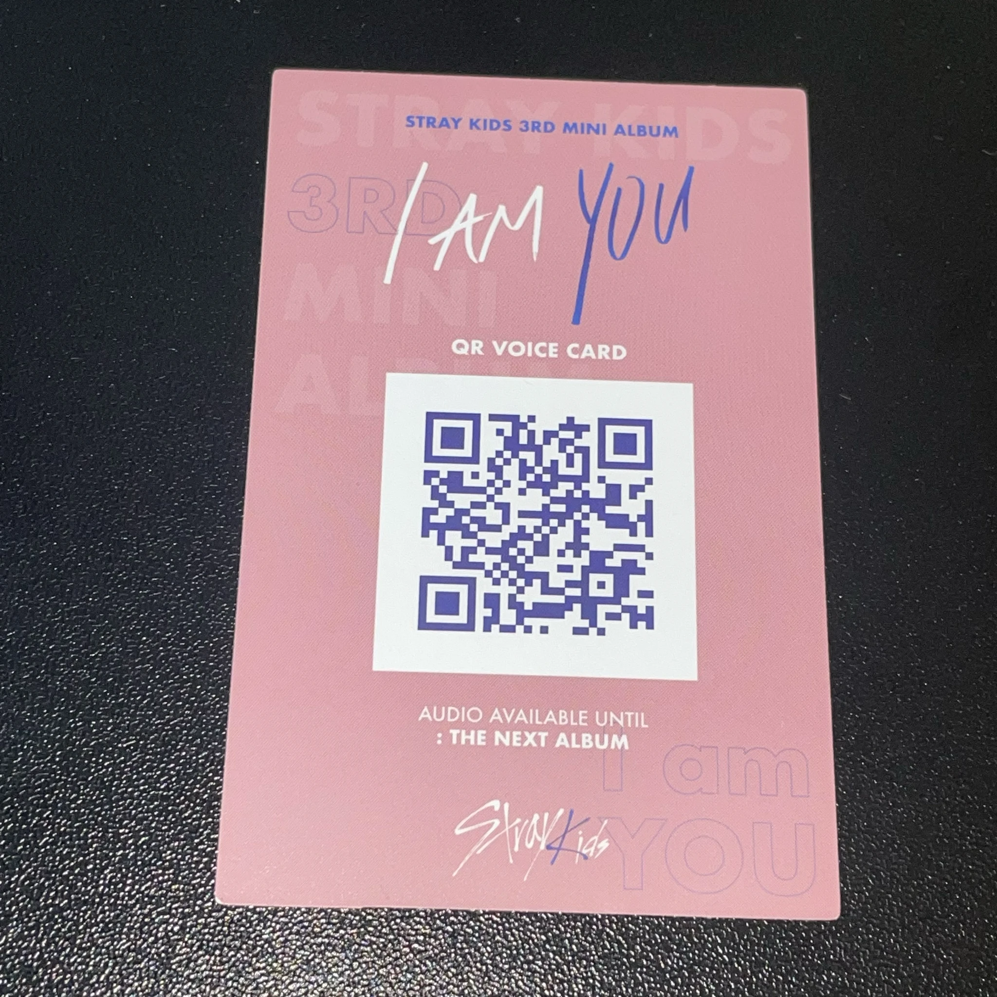 Stray Kids Seungmin Stray Kids - Seungmin - I am YOU Album album photocard C version version 3 qr card standard version listing photo 2
