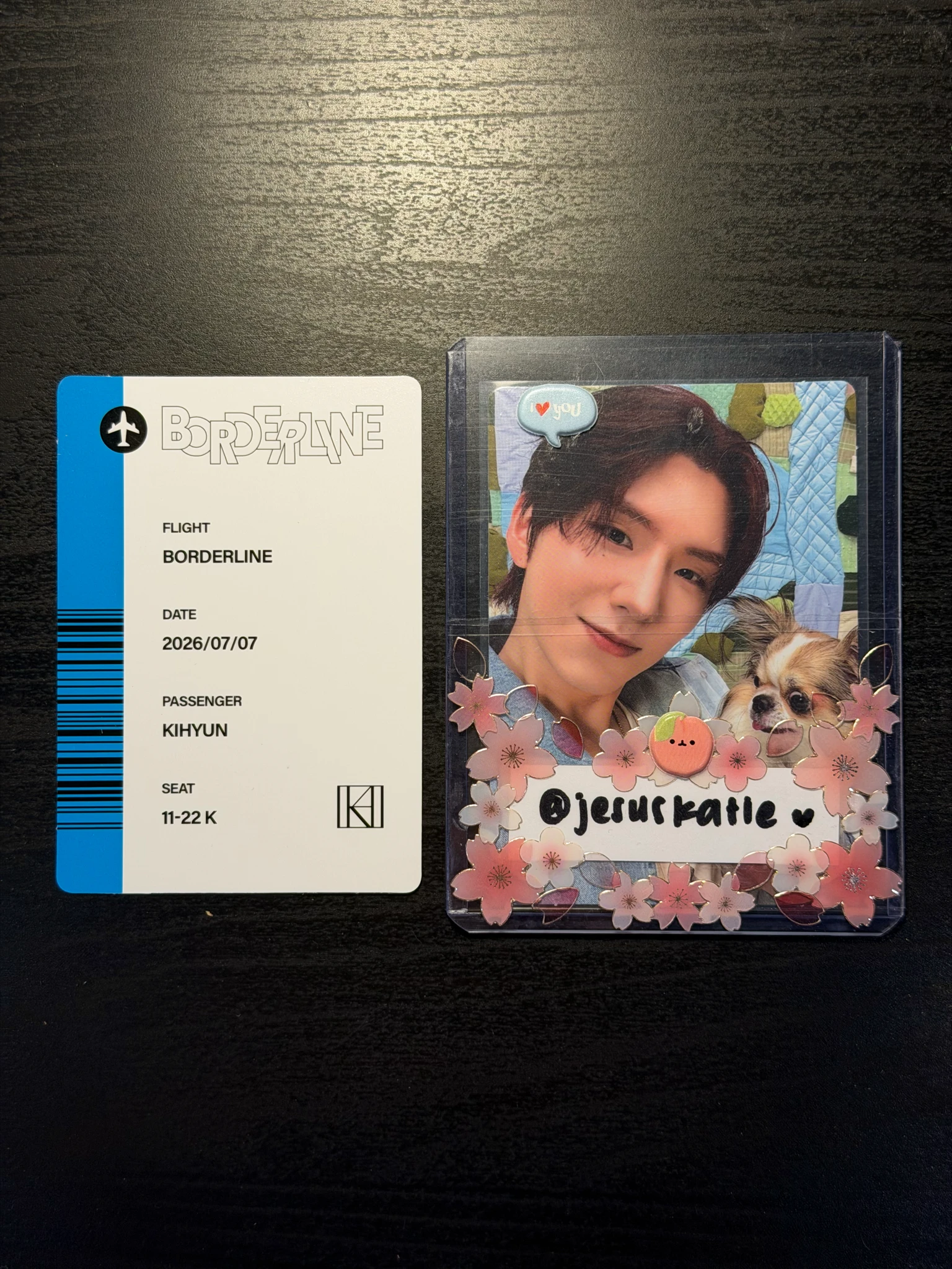 MONSTA X Kihyun MONSTA X - Kihyun - Borderline Album album photocard solo album route version listing photo 2
