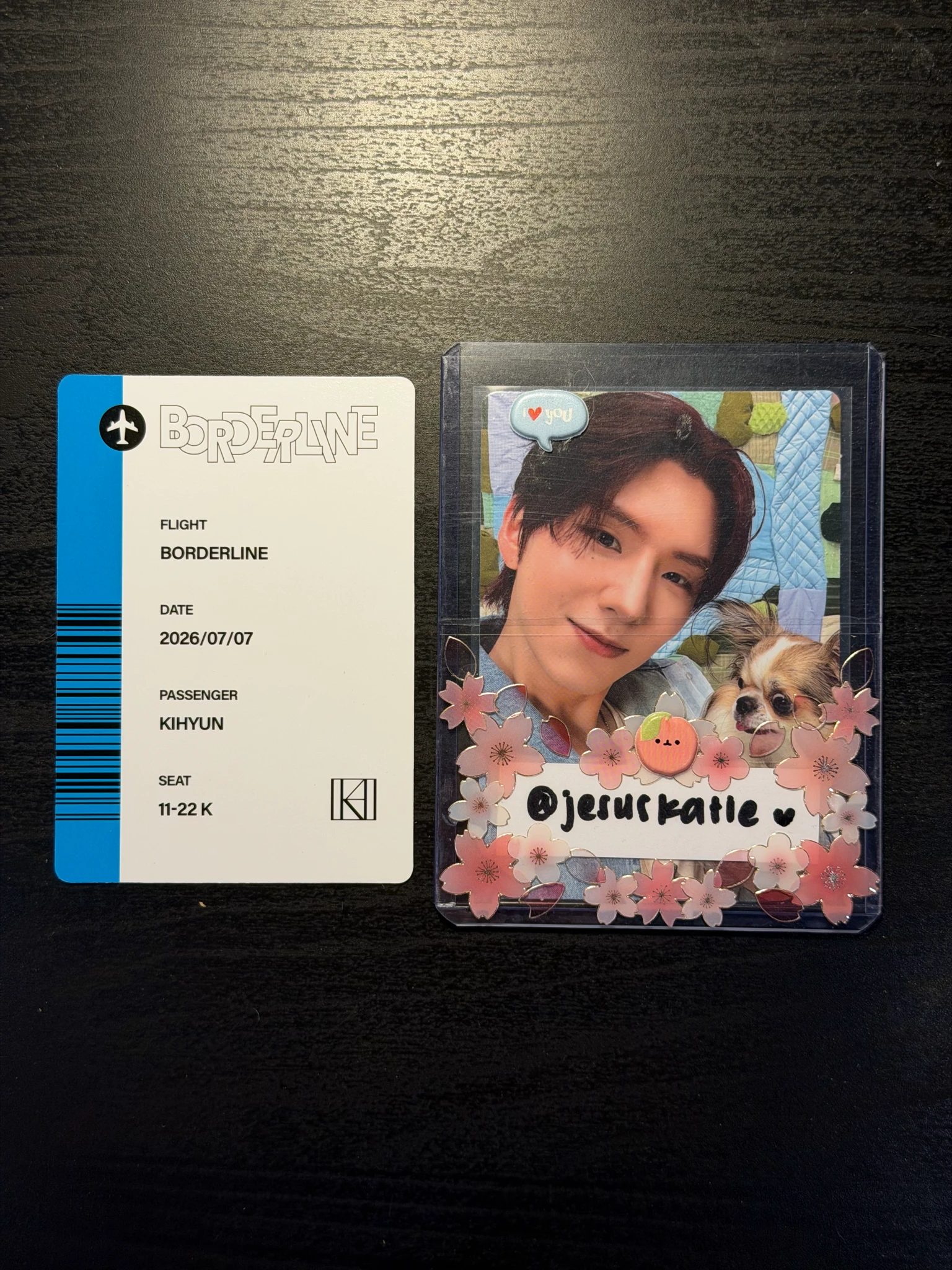MONSTA X Kihyun MONSTA X - Kihyun - Borderline Album album photocard route version solo album listing photo 2