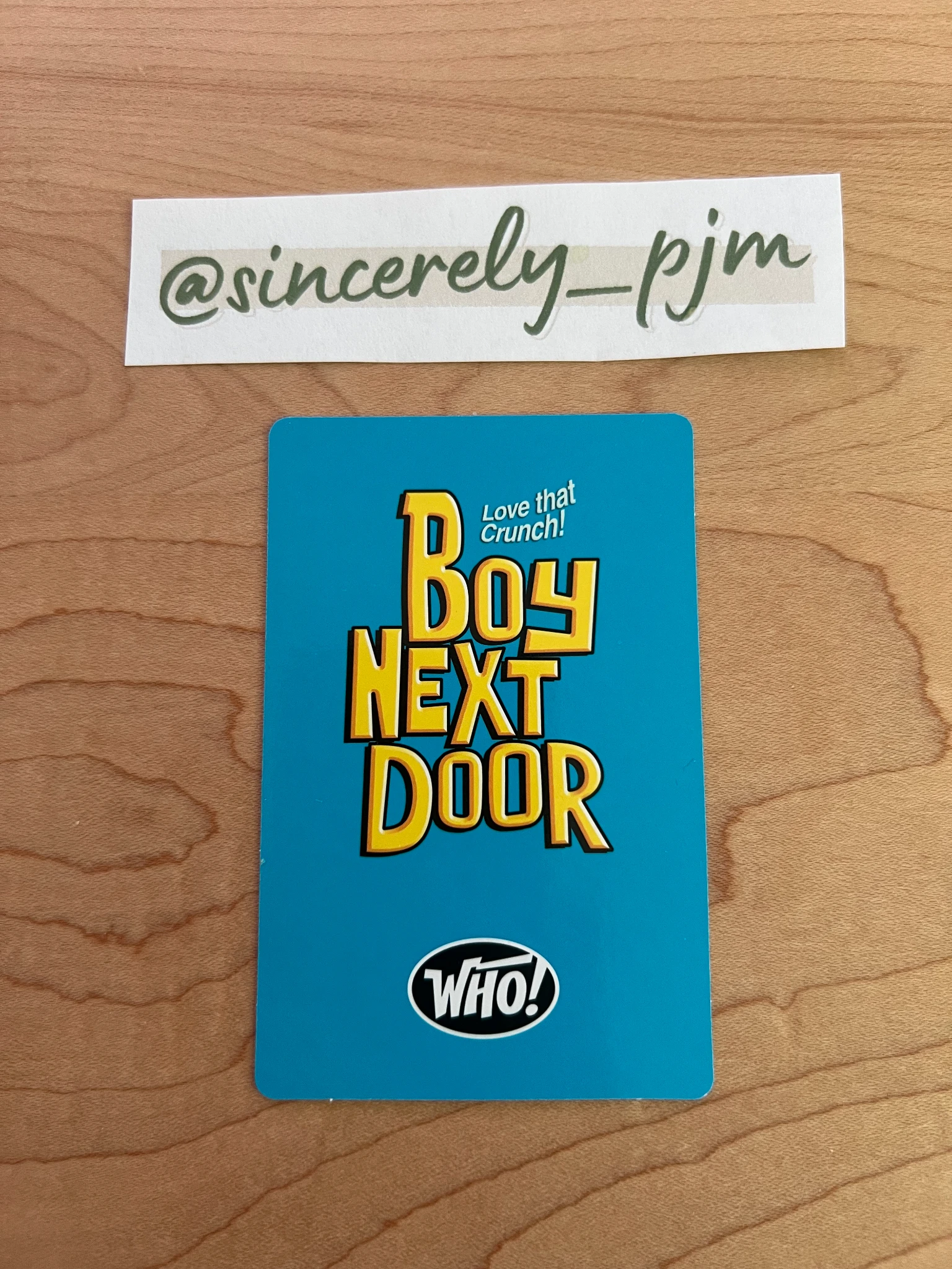 BOYNEXTDOOR Riwoo BOYNEXTDOOR - Riwoo - WHO! Album listing photo 2