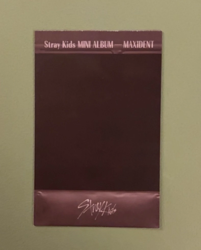 Stray Kids Hyunjin Stray Kids - Hyunjin - Maxident Album album photocard pre-order benefit polaroid listing photo 2