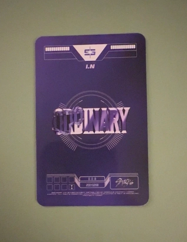 Stray Kids I.N Stray Kids - I.N - Oddinary Album album photocard jewel case version bad image - replace listing photo 2