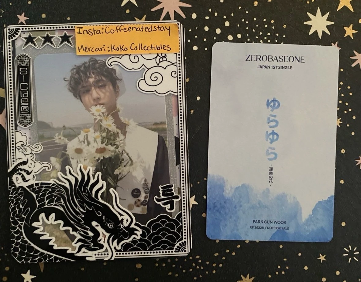 ZEROBASEONE Gunwook ZEROBASEONE - Gunwook - Yura Yura (ゆらゆら -運命の花-) Album japanese album album photocard solo jacket version listing photo 2