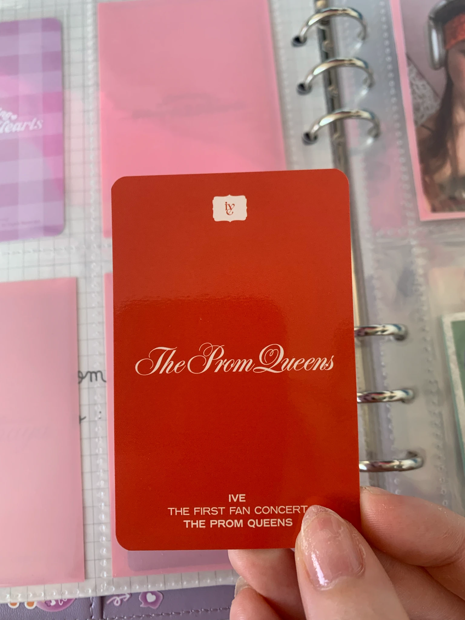 IVE Liz IVE - Liz - The Prom Queens: 1st Fan Concert Event trading card concept photocard listing photo 2