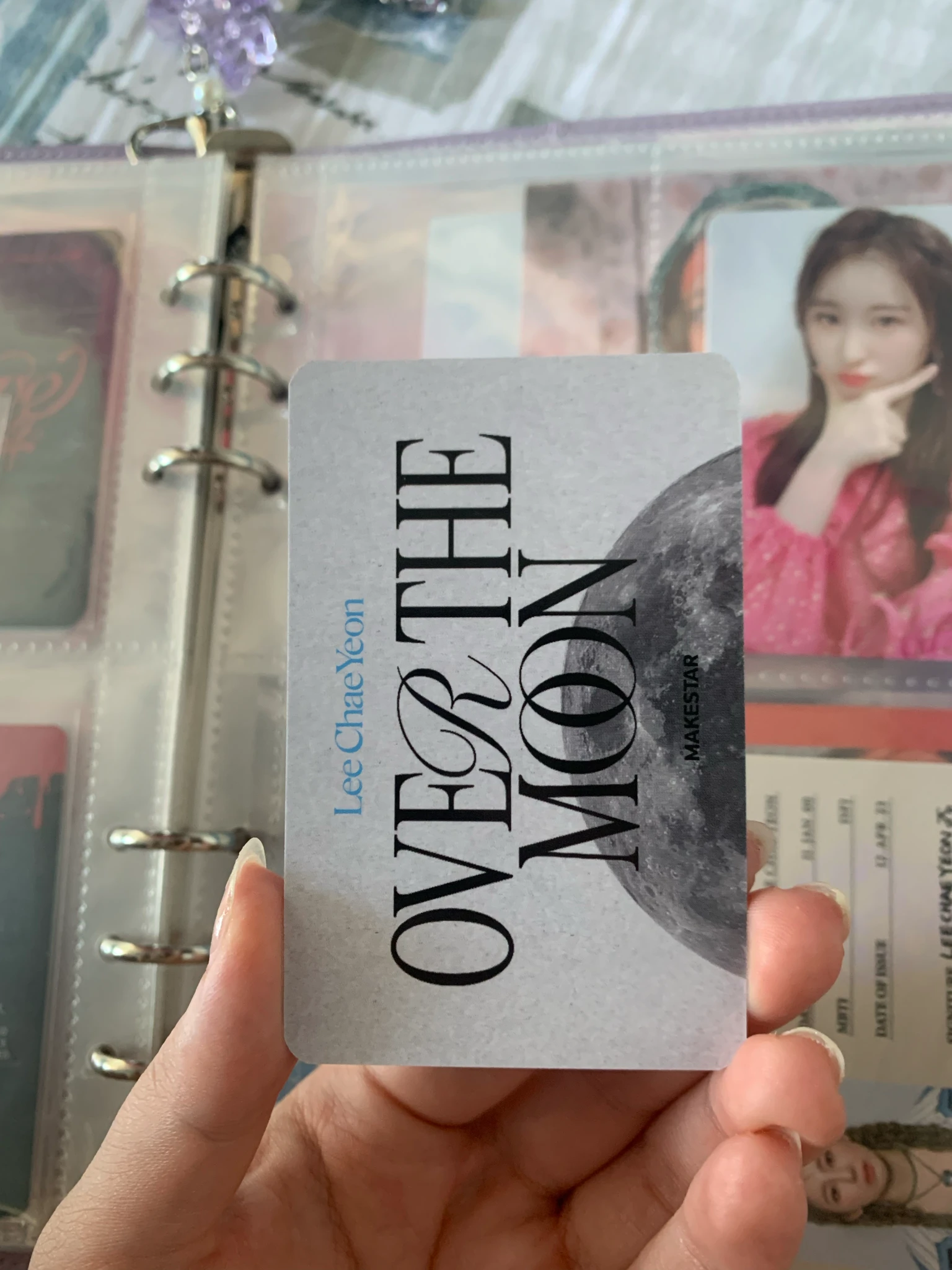 Lee Chaeyeon Lee Chaeyeon Lee Chaeyeon - Lee Chaeyeon - Over The Moon Album makestar round 4 listing photo 2