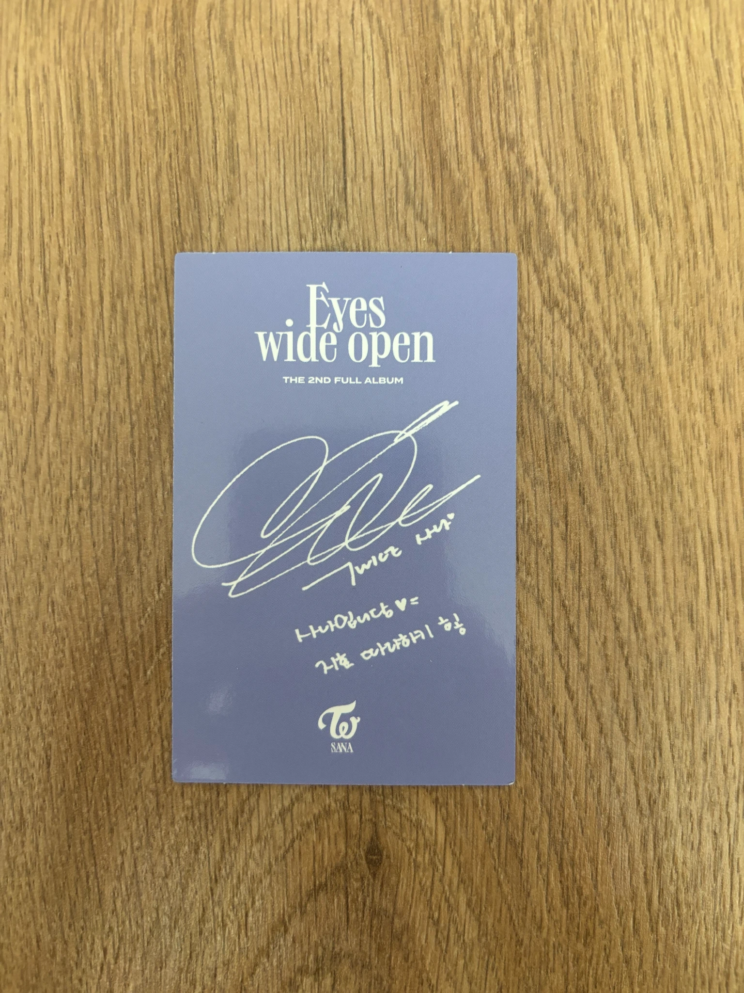 TWICE Sana TWICE-Sana-Album-eyes wide open listing photo 2