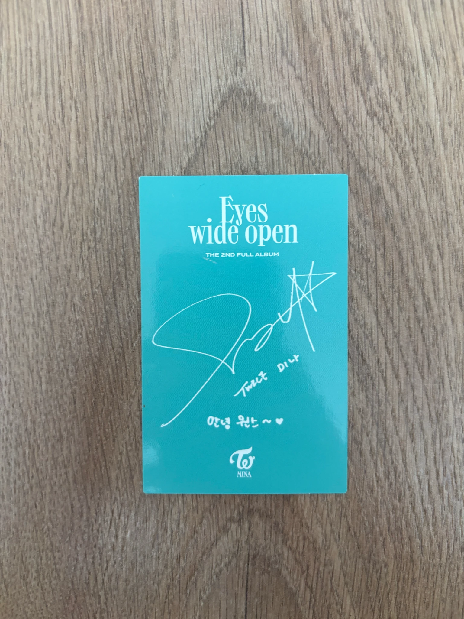 TWICE Mina TWICE-Mina-Album-eyes wide open listing photo 2