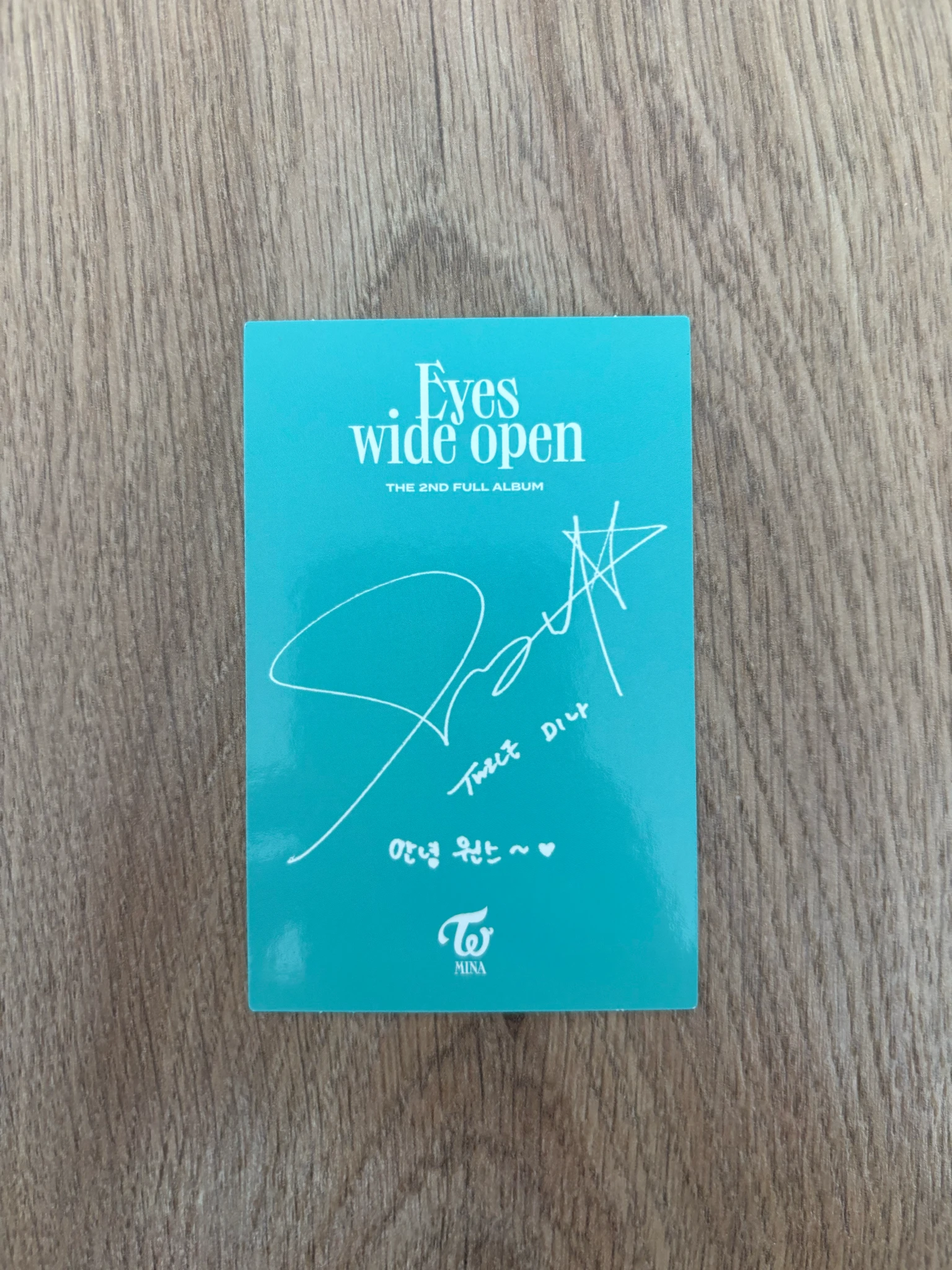 TWICE Mina TWICE-Mina-Album-eyes wide open listing photo 2