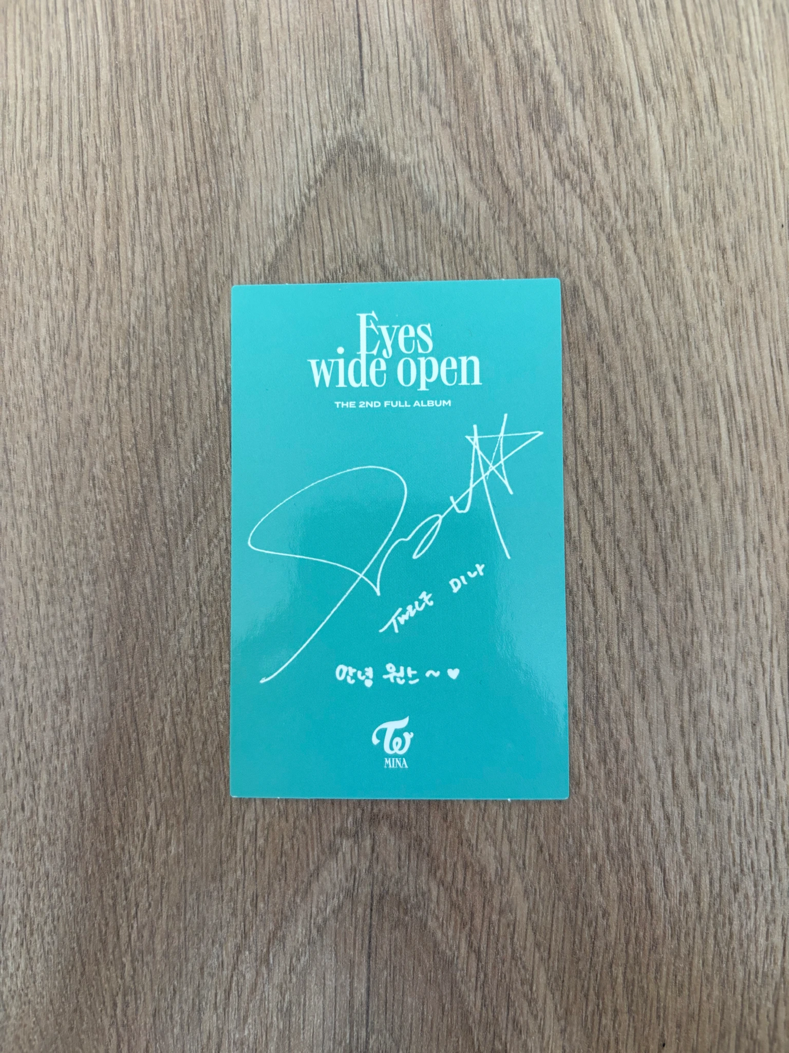 TWICE Mina TWICE-Mina-Album-eyes wide open listing photo 2