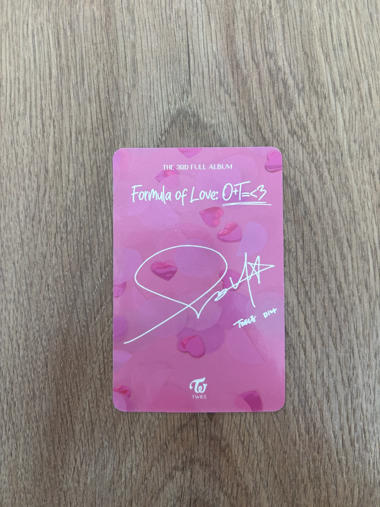 TWICE Mina TWICE-Mina-Album-Formula of Love: O+T=<3 listing photo 2