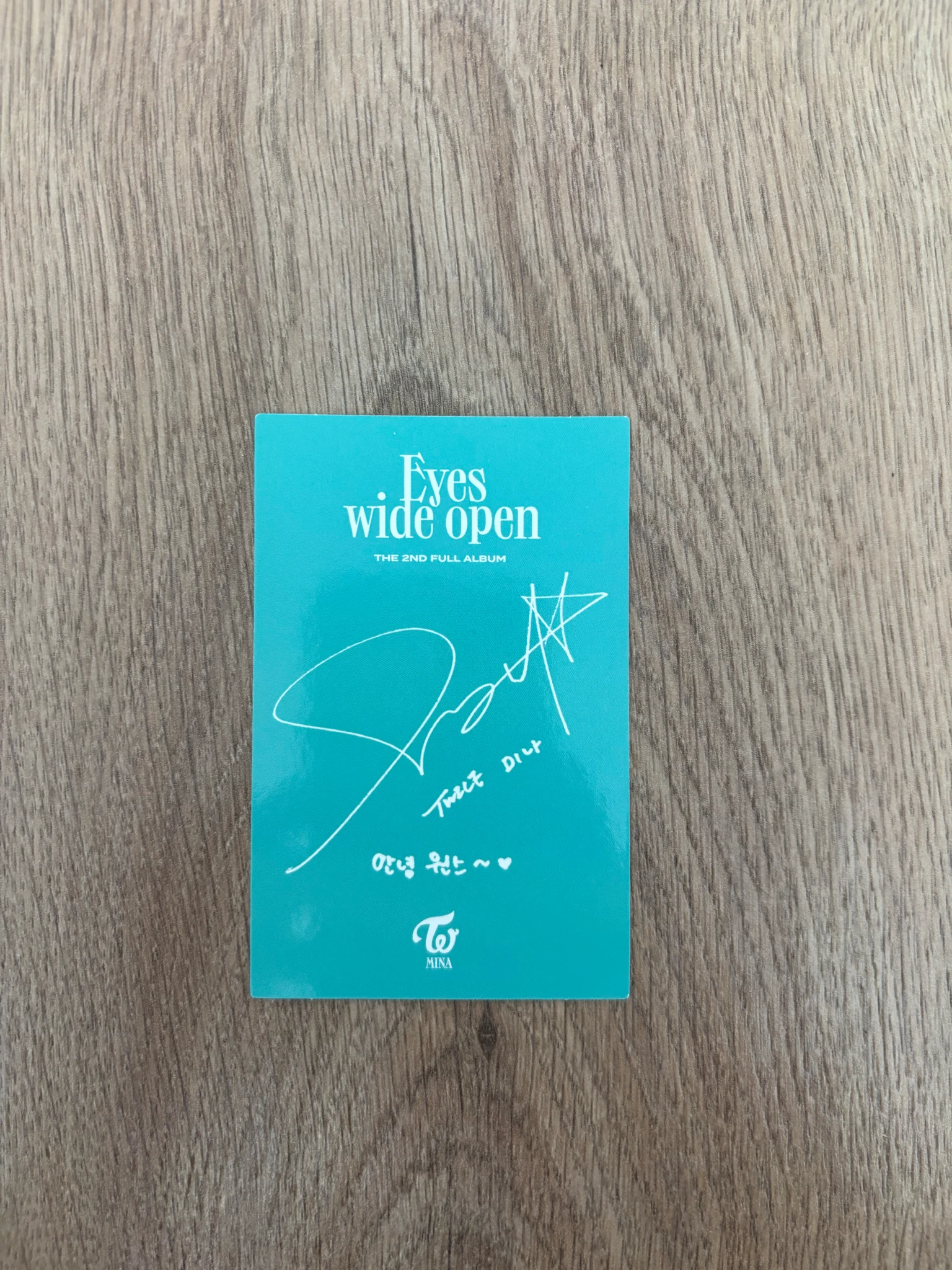 TWICE Mina TWICE-Mina-Album-eyes wide open listing photo 2