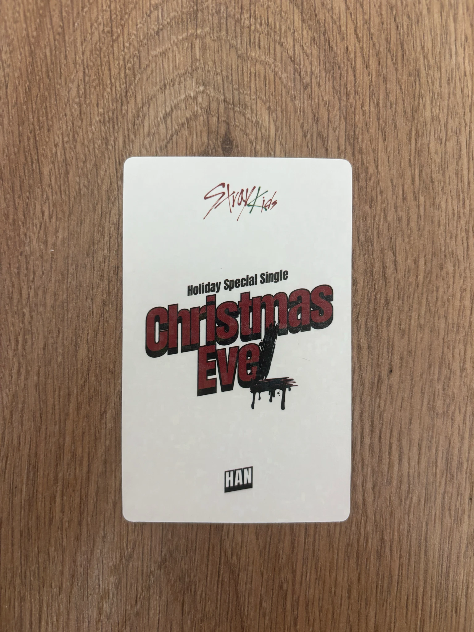 Stray Kids HAN Stray Kids - HAN - Christmas EveL Album pre-order benefit (pob) soundwave listing photo 2