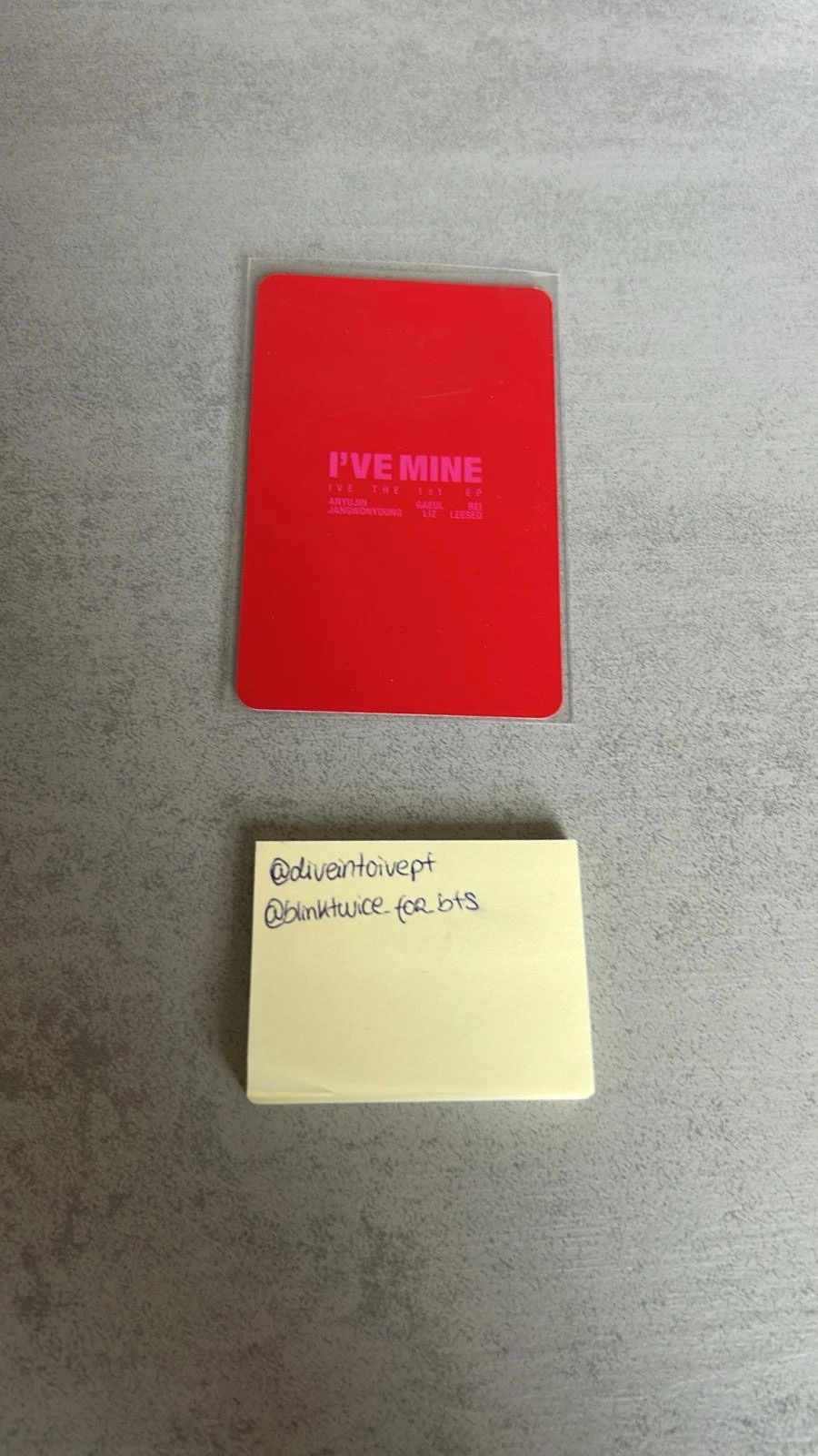 IVE Liz IVE - Liz - I've Mine Album off the record version album photocard listing photo 2