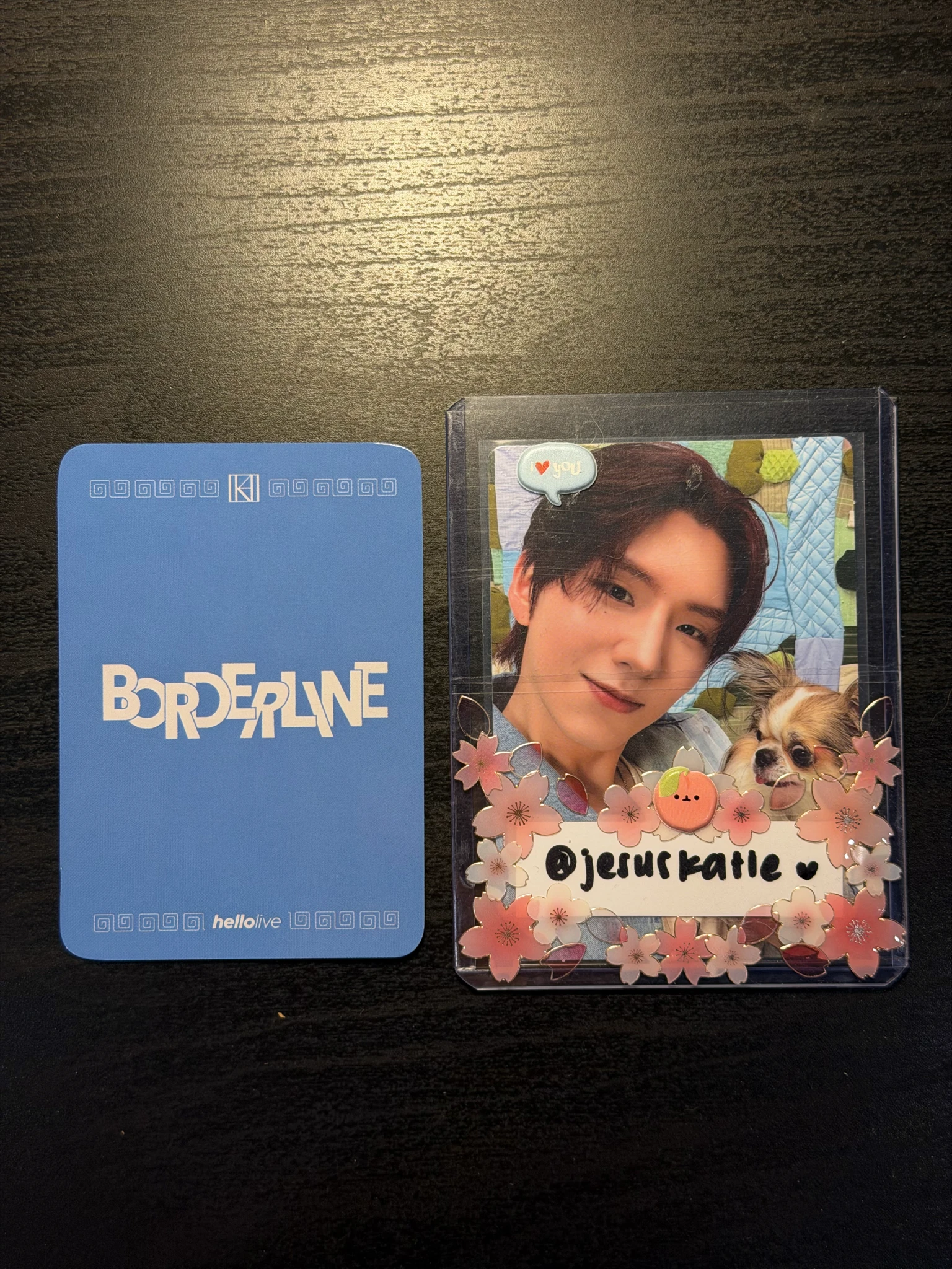 MONSTA X Kihyun MONSTA X - Kihyun - Borderline Album hellolive round 2 video call/fancall solo album listing photo 2
