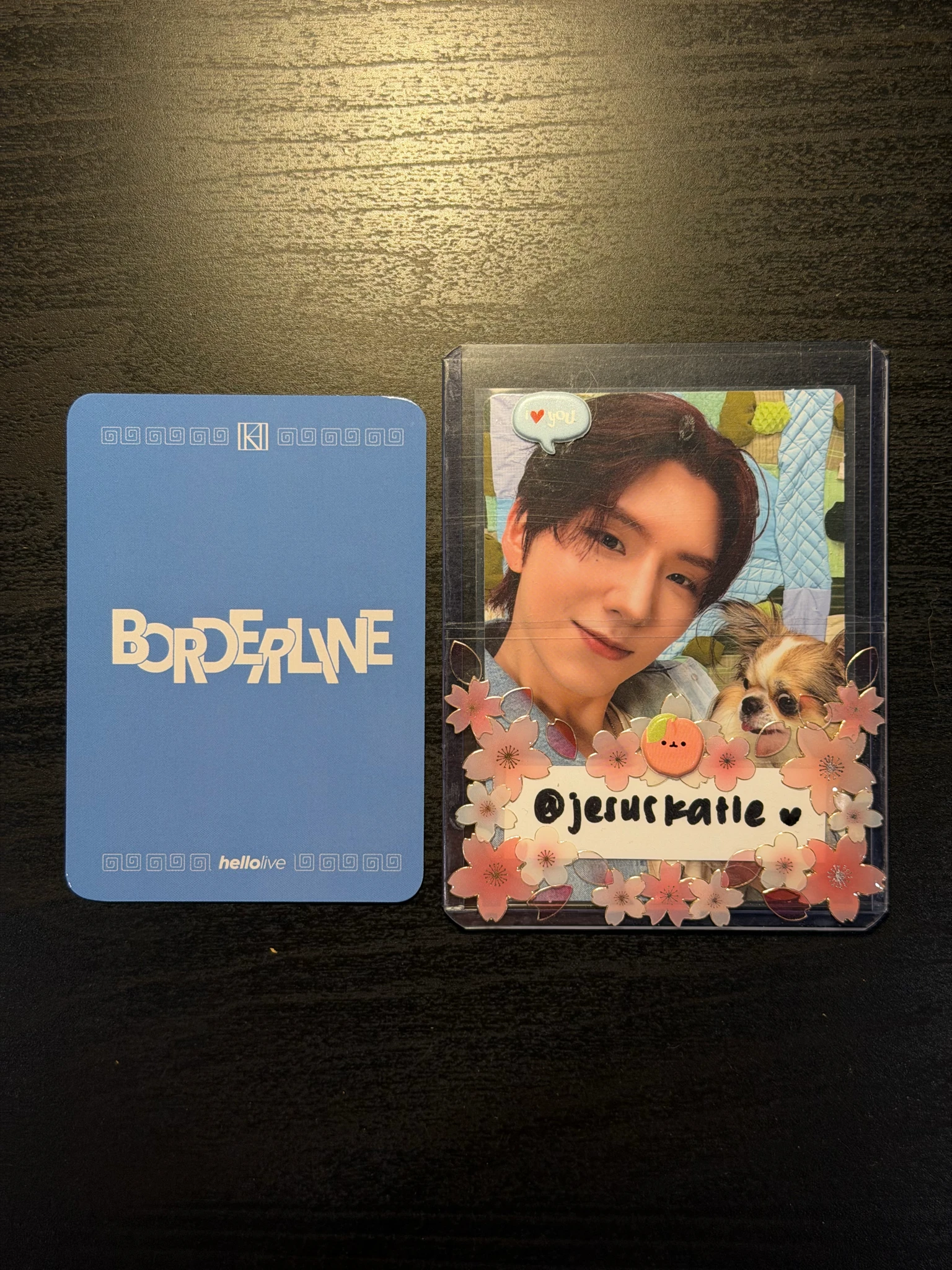 MONSTA X Kihyun MONSTA X - Kihyun - Borderline Album hellolive solo album video call/fancall round 2 listing photo 2